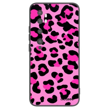 Picasee silikonski črni ovitek za Xiaomi Mi Note 10 (Pro) - Pink Tiger