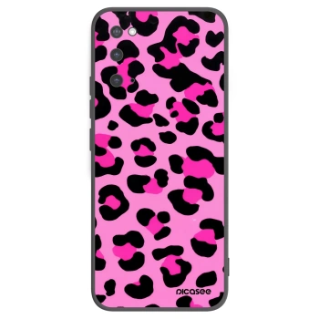 Picasee silikonski črni ovitek za Samsung Galaxy S20 G980F - Pink Tiger