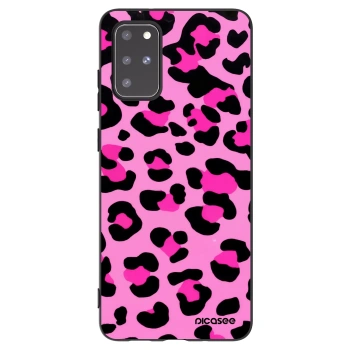Picasee silikonski črni ovitek za Samsung Galaxy S20+ G985F - Pink Tiger