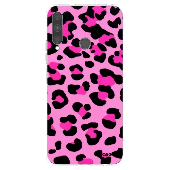 Picasee silikonski prozorni ovitek za Huawei P40 Lite E - Pink Tiger