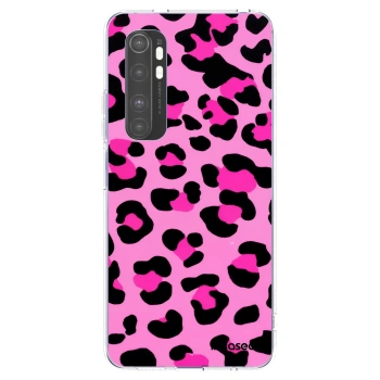 Picasee silikonski prozorni ovitek za Xiaomi Mi Note 10 Lite - Pink Tiger