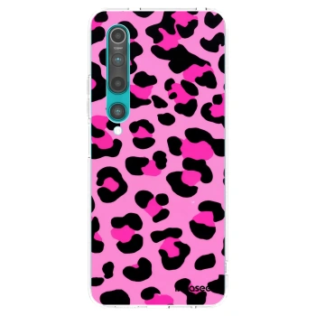Picasee silikonski prozorni ovitek za Xiaomi Mi 10 - Pink Tiger