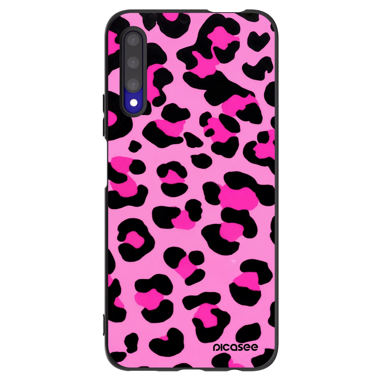 Picasee silikonski črni ovitek za Honor 9X Pro - Pink Tiger