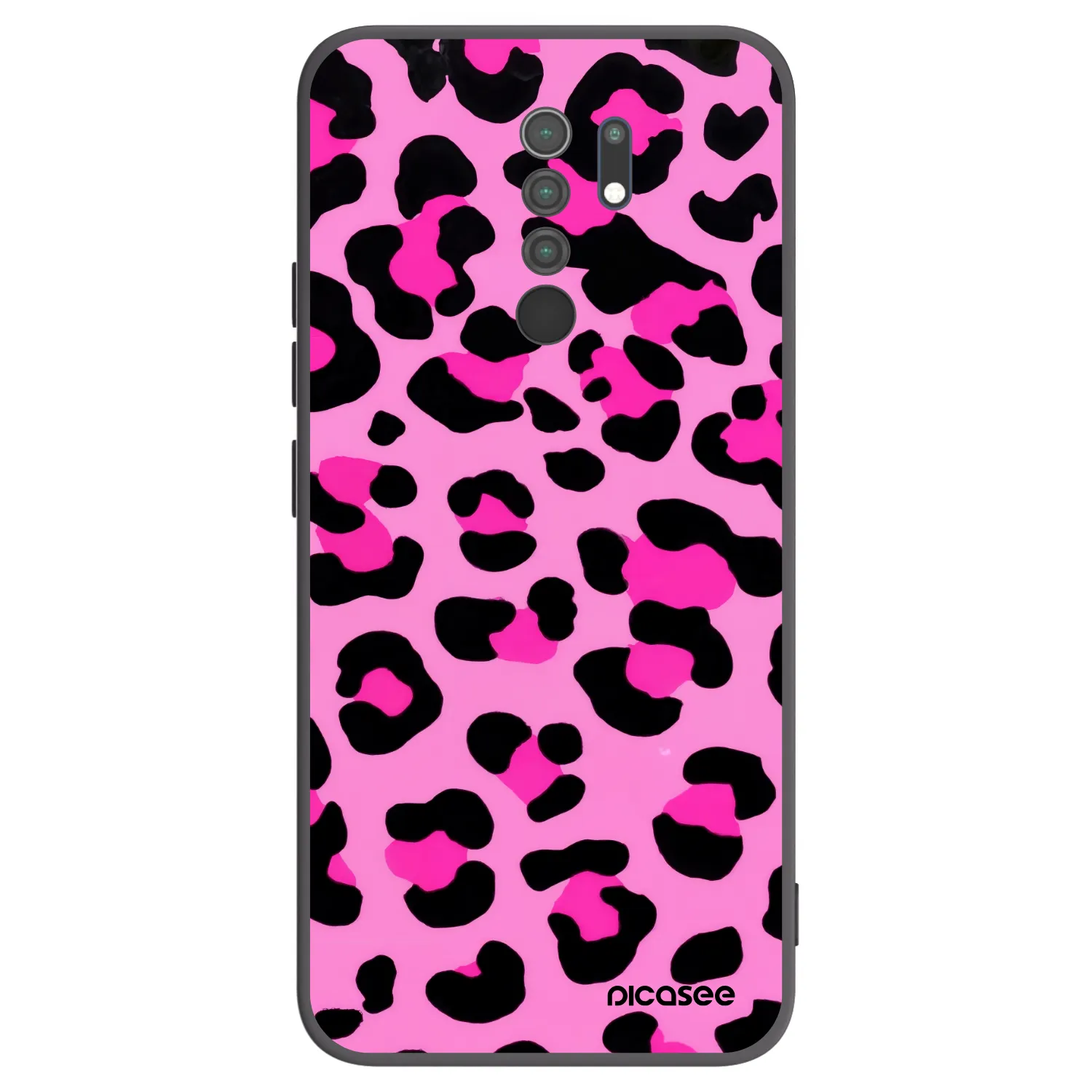Picasee silikonski črni ovitek za Xiaomi Redmi 9 - Pink Tiger