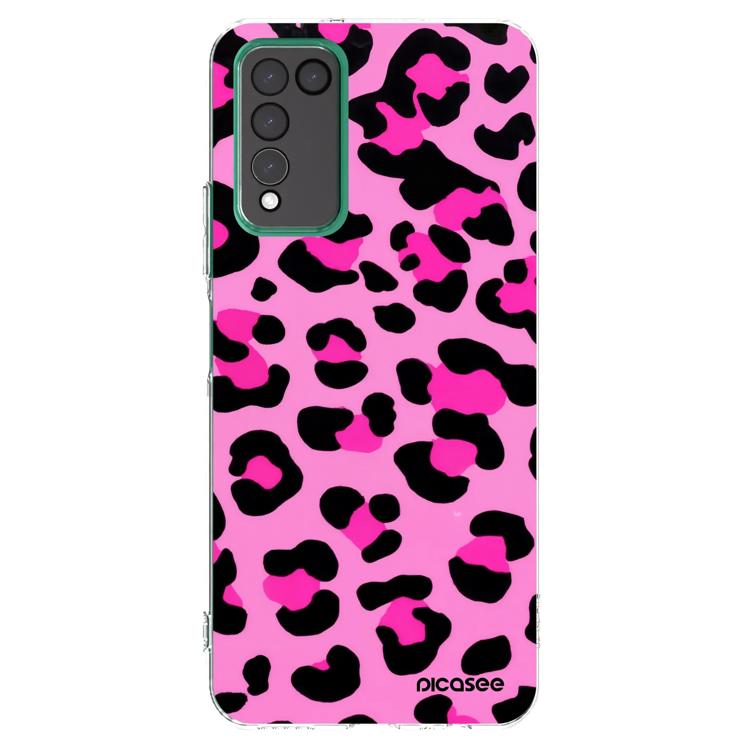 Picasee silikonski prozorni ovitek za Honor 10X Lite - Pink Tiger