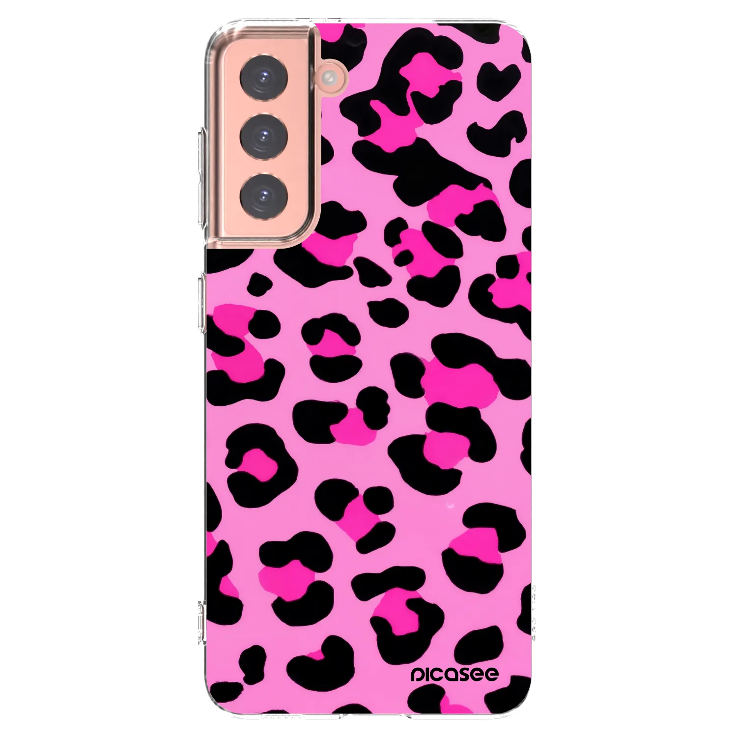 Picasee silikonski prozorni ovitek za Samsung Galaxy S21 5G G991B - Pink Tiger