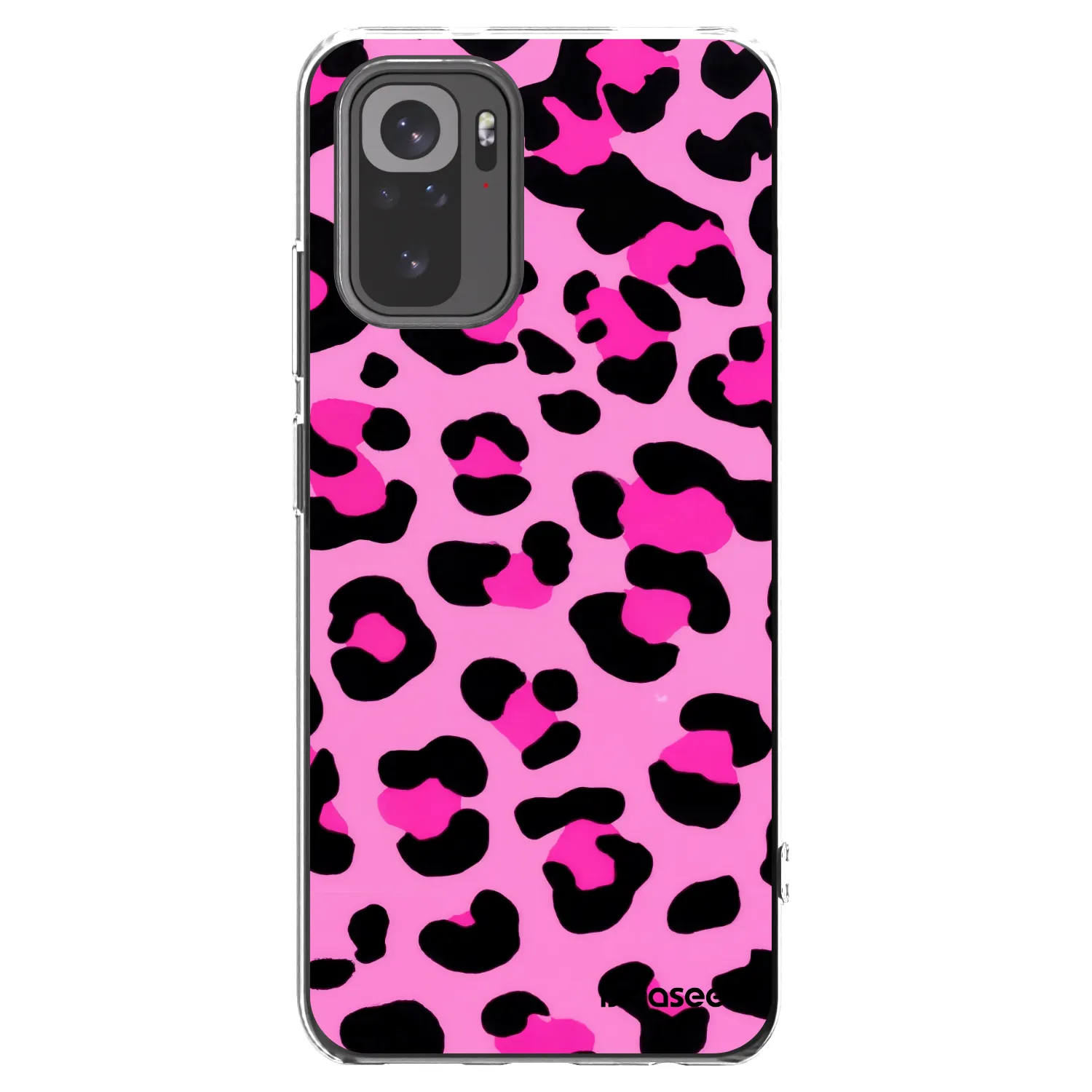 Picasee silikonski prozorni ovitek za Xiaomi Redmi Note 10S - Pink Tiger
