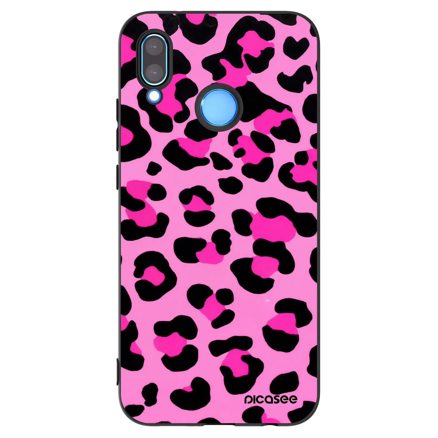 Picasee silikonski črni ovitek za Huawei P20 Lite - Pink Tiger