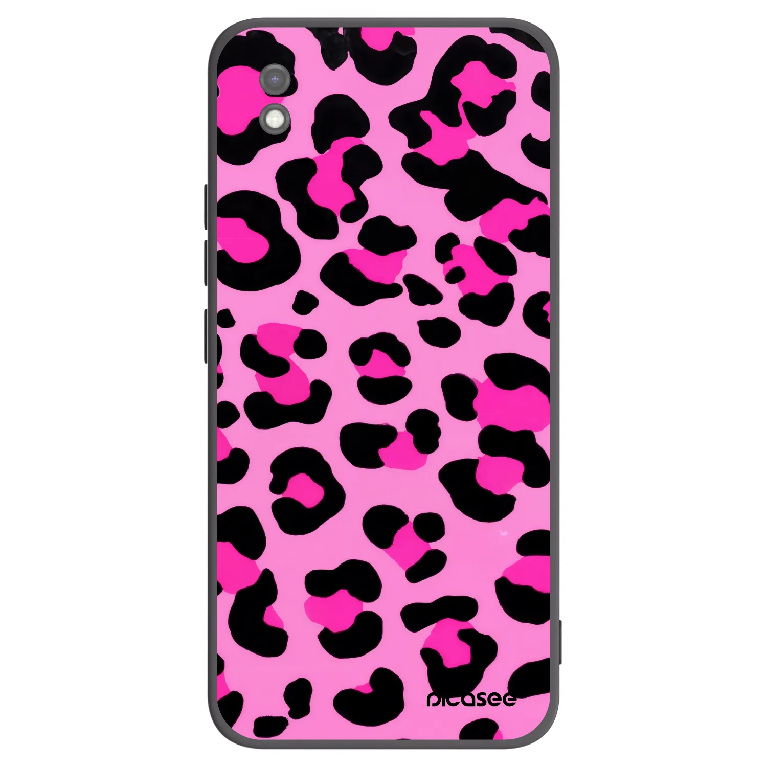 Picasee silikonski črni ovitek za Xiaomi Redmi 9AT - Pink Tiger