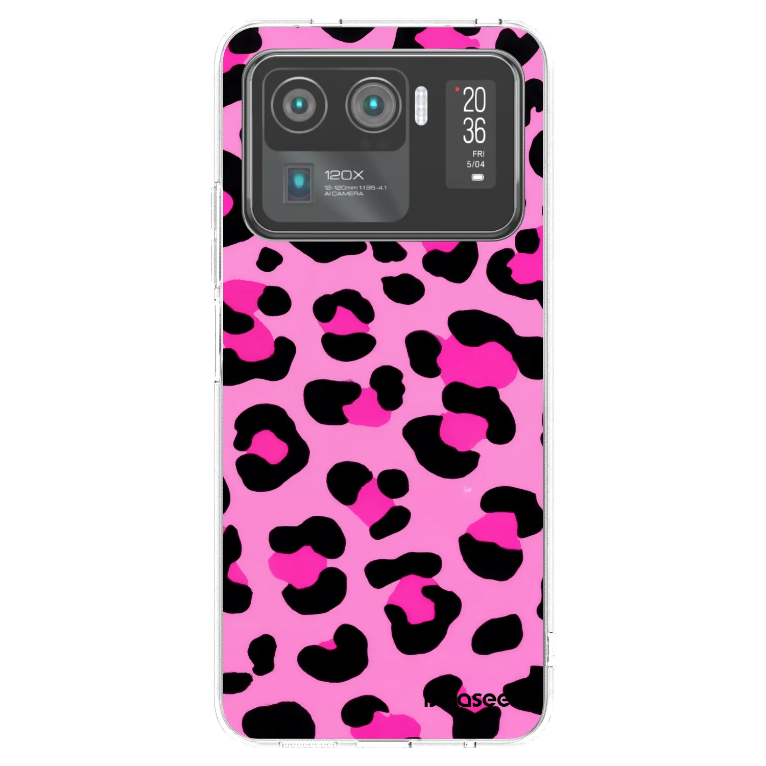 Picasee silikonski prozorni ovitek za Xiaomi Mi 11 Ultra - Pink Tiger