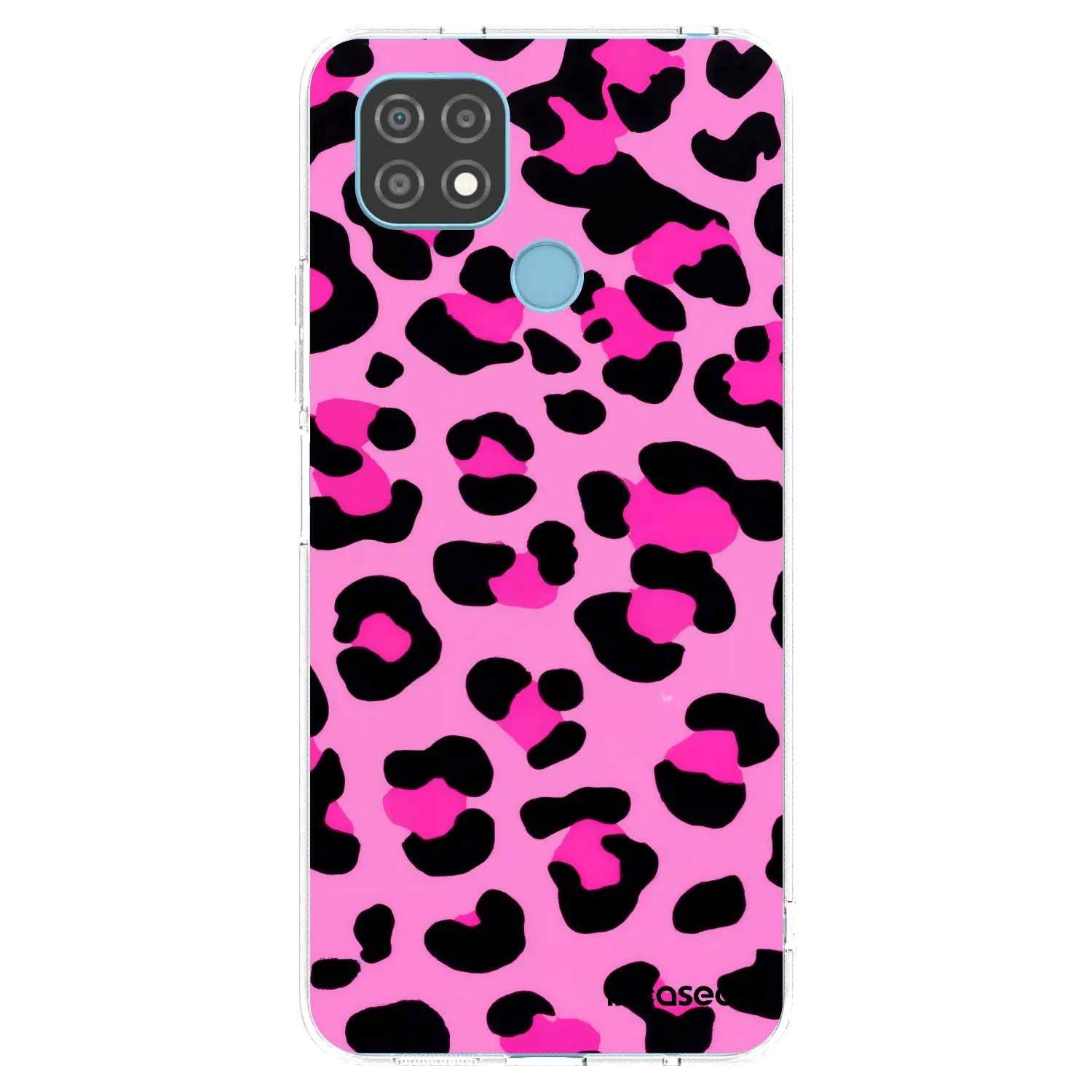 Picasee silikonski prozorni ovitek za Realme C21 - Pink Tiger