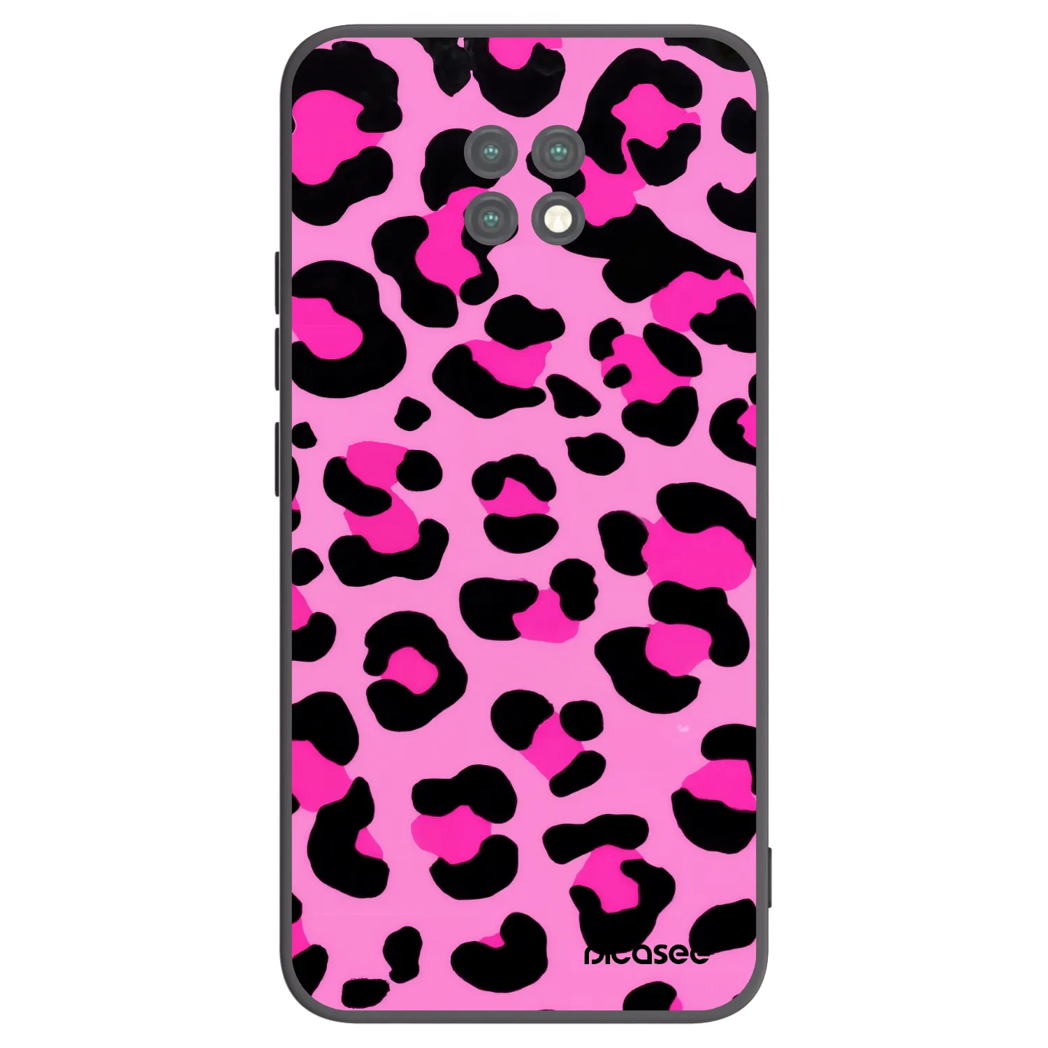 Picasee silikonski črni ovitek za Xiaomi Redmi Note 9T - Pink Tiger