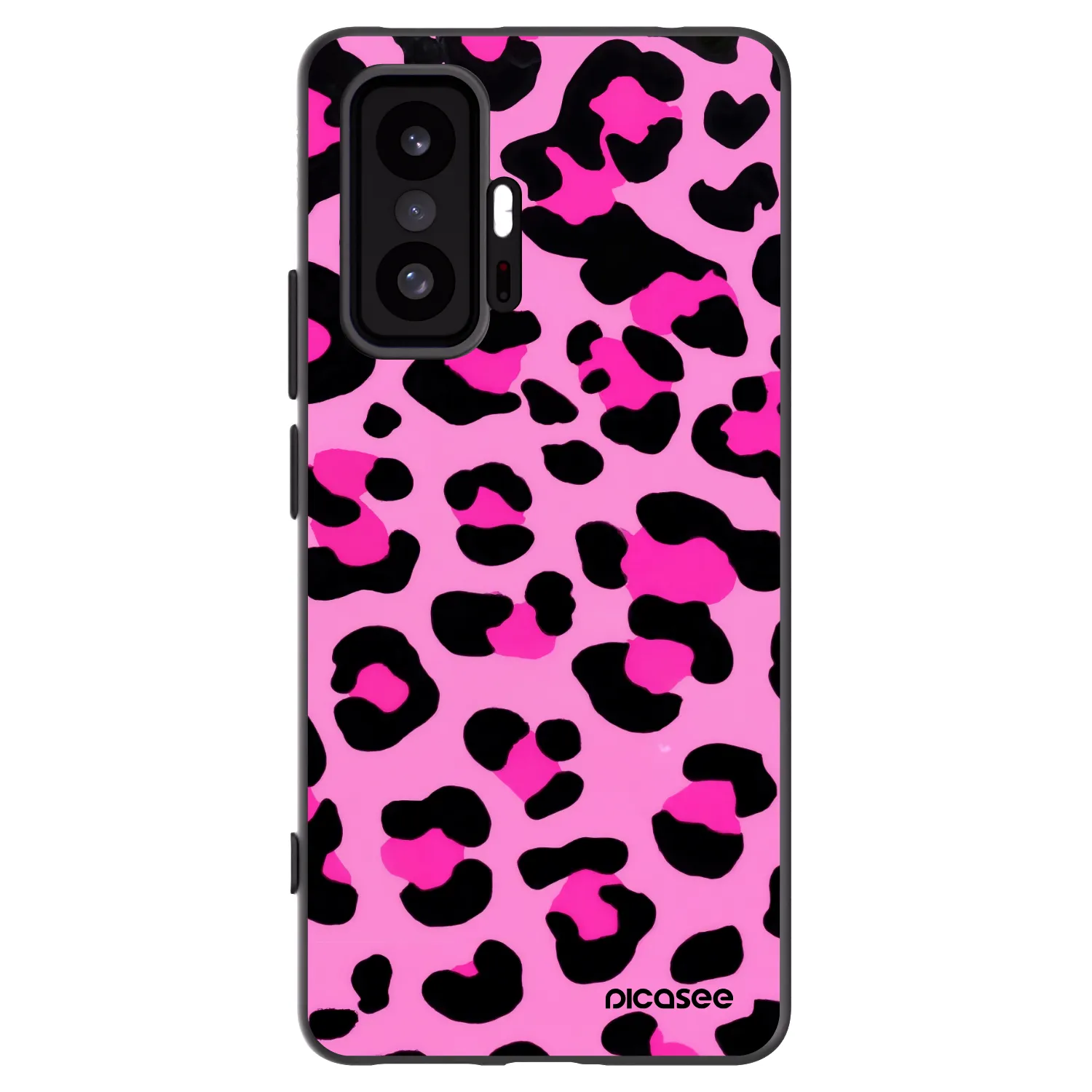Picasee silikonski črni ovitek za Xiaomi 11T - Pink Tiger