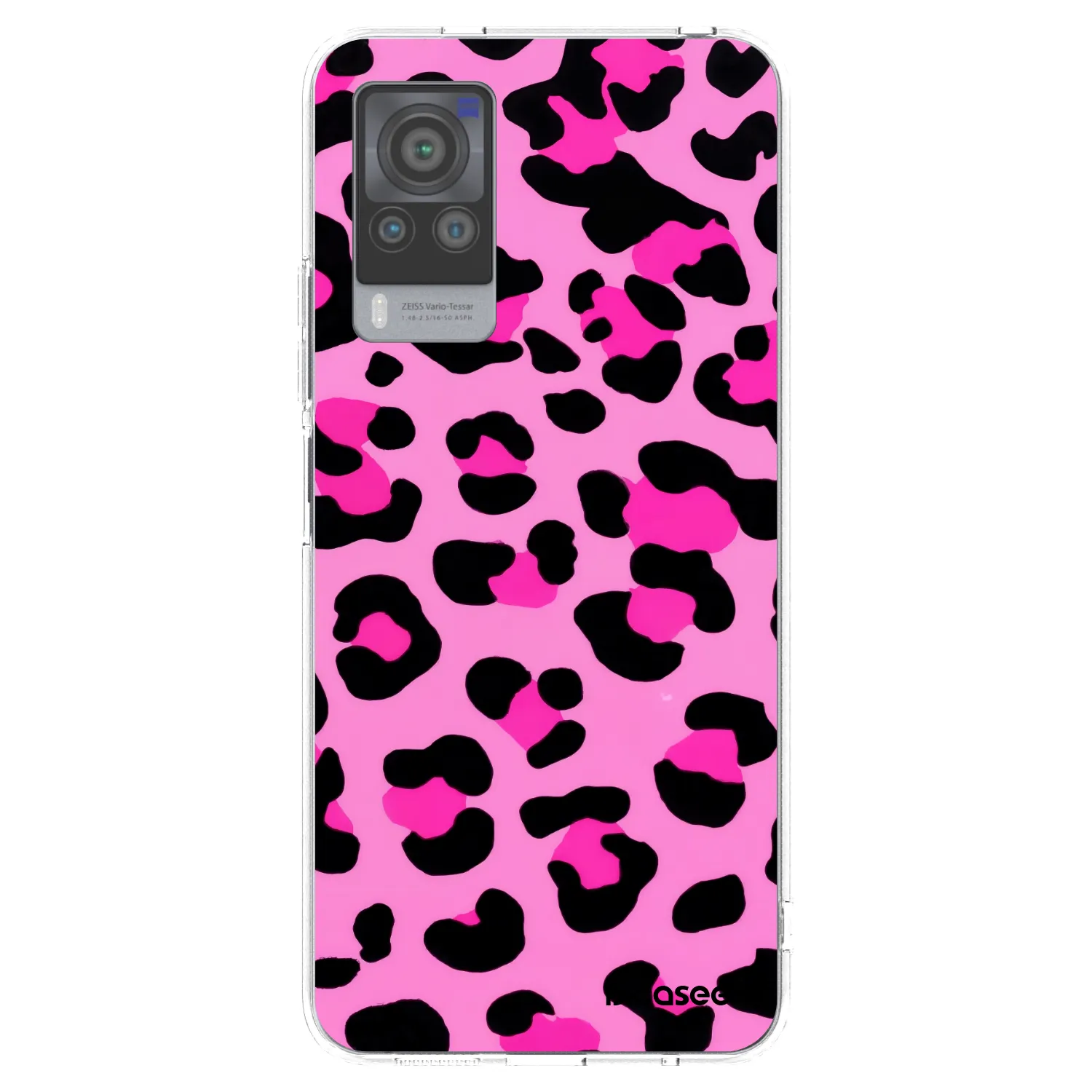 Picasee silikonski prozorni ovitek za Vivo X60 Pro 5G - Pink Tiger