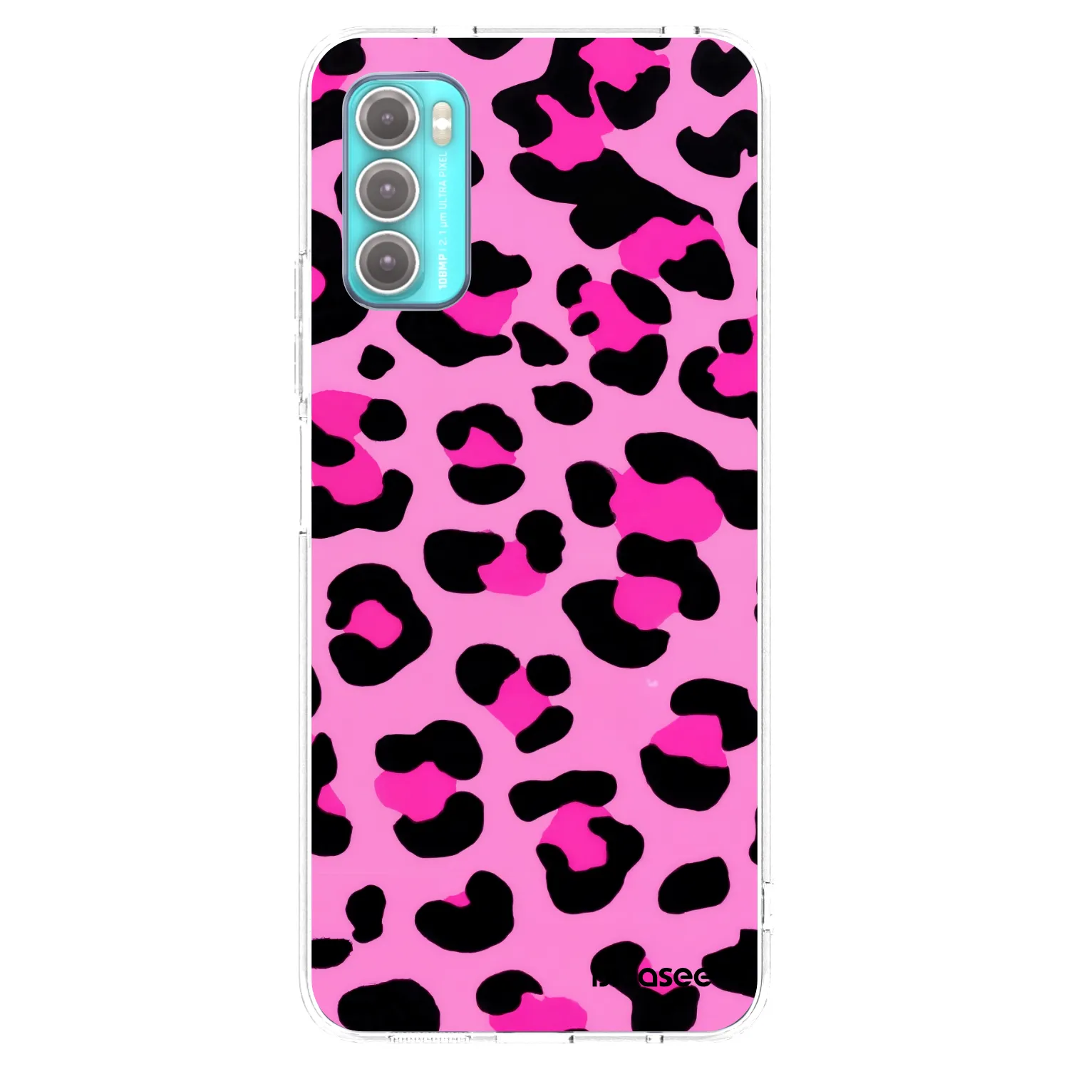 Picasee silikonski prozorni ovitek za Motorola Moto G60 - Pink Tiger