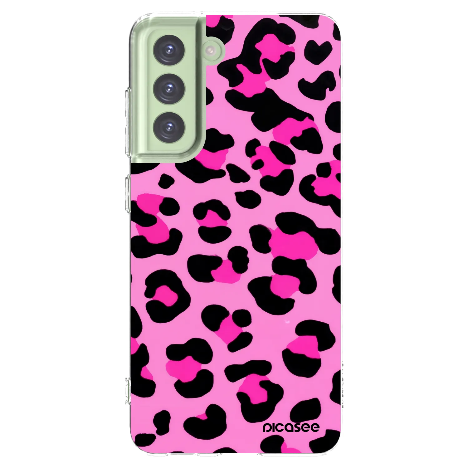Picasee silikonski prozorni ovitek za Samsung Galaxy S21 FE 5G - Pink Tiger