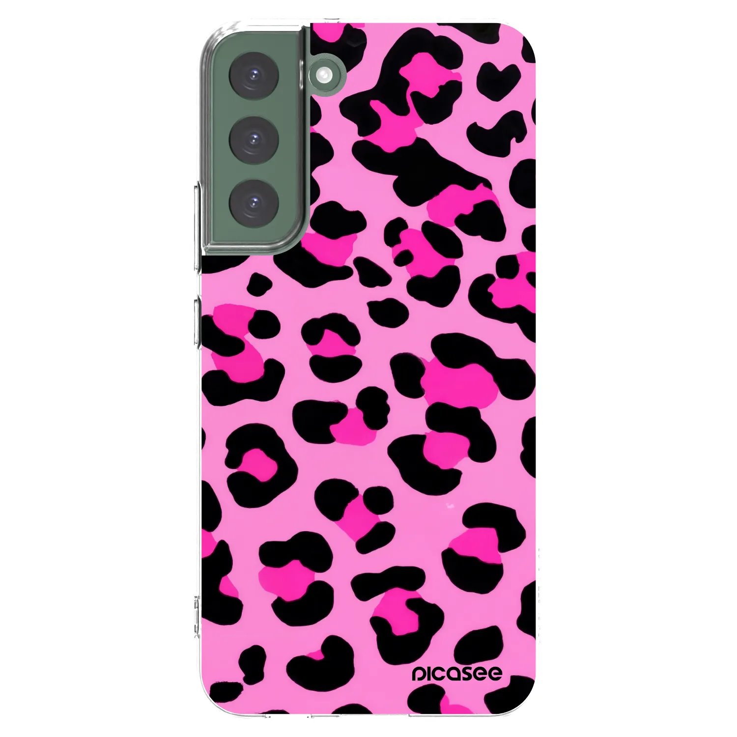 Picasee silikonski prozorni ovitek za Samsung Galaxy S22+ 5G - Pink Tiger