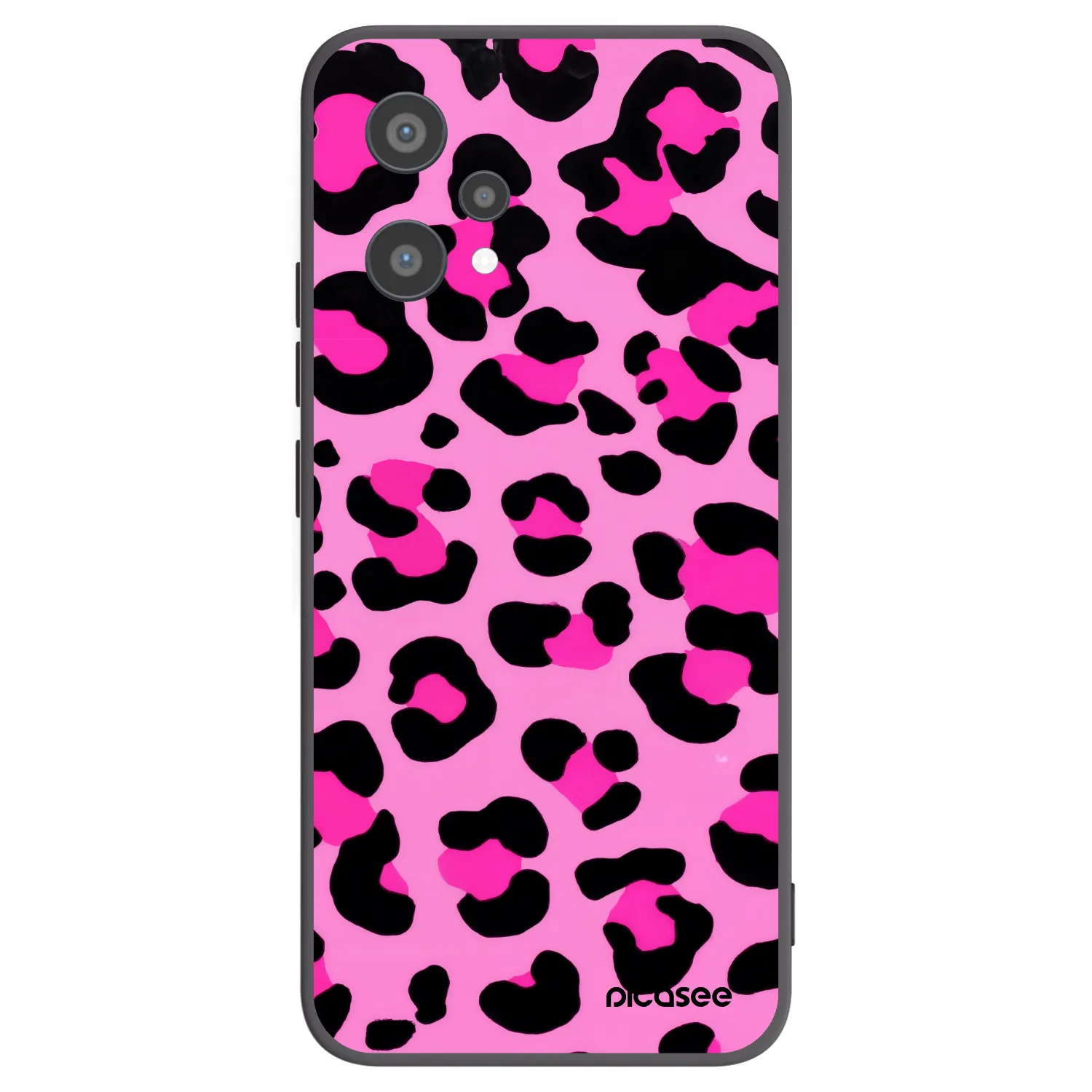 Picasee silikonski črni ovitek za Realme 9 Pro 5G - Pink Tiger