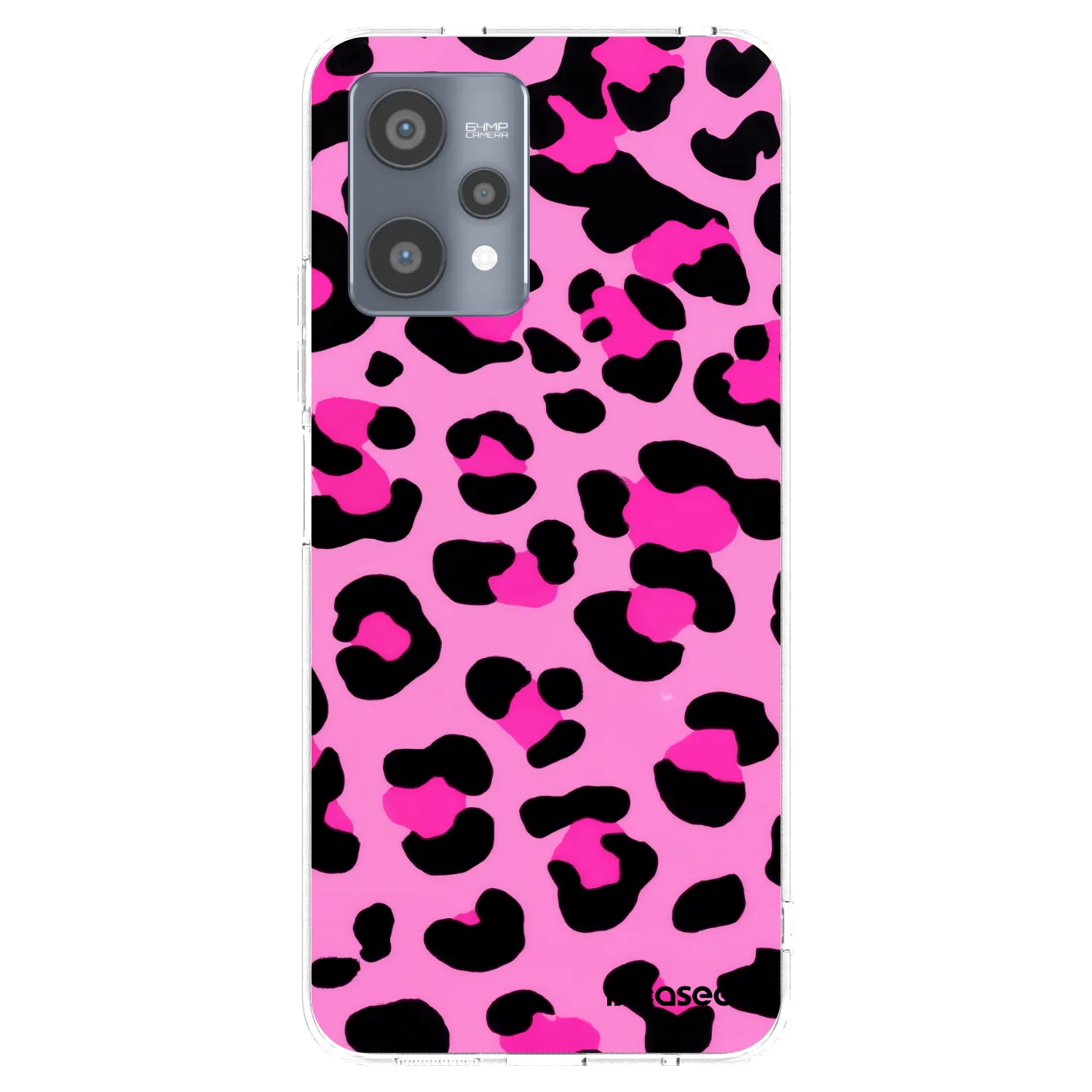 Picasee silikonski prozorni ovitek za Realme 9 Pro 5G - Pink Tiger
