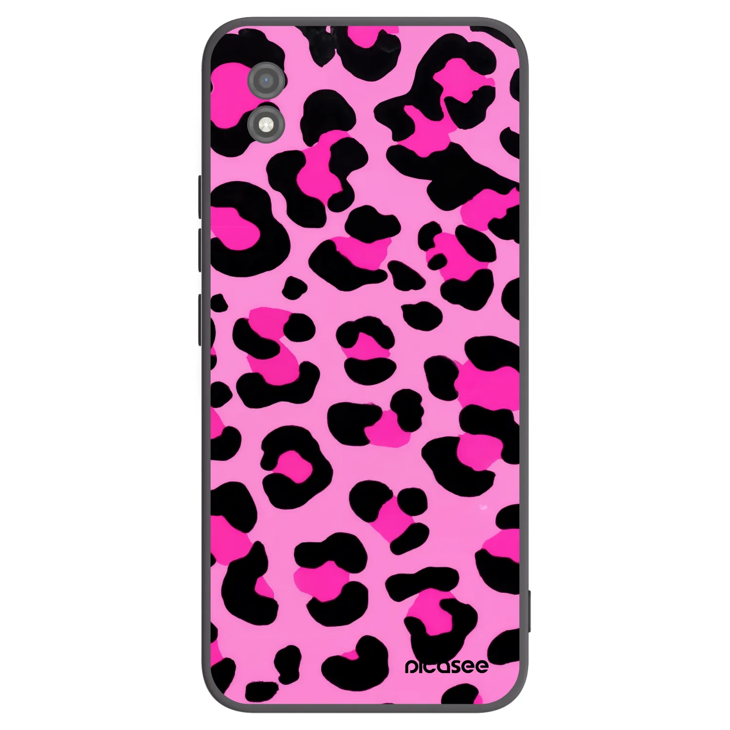 Picasee silikonski črni ovitek za Realme C11 (2021) - Pink Tiger
