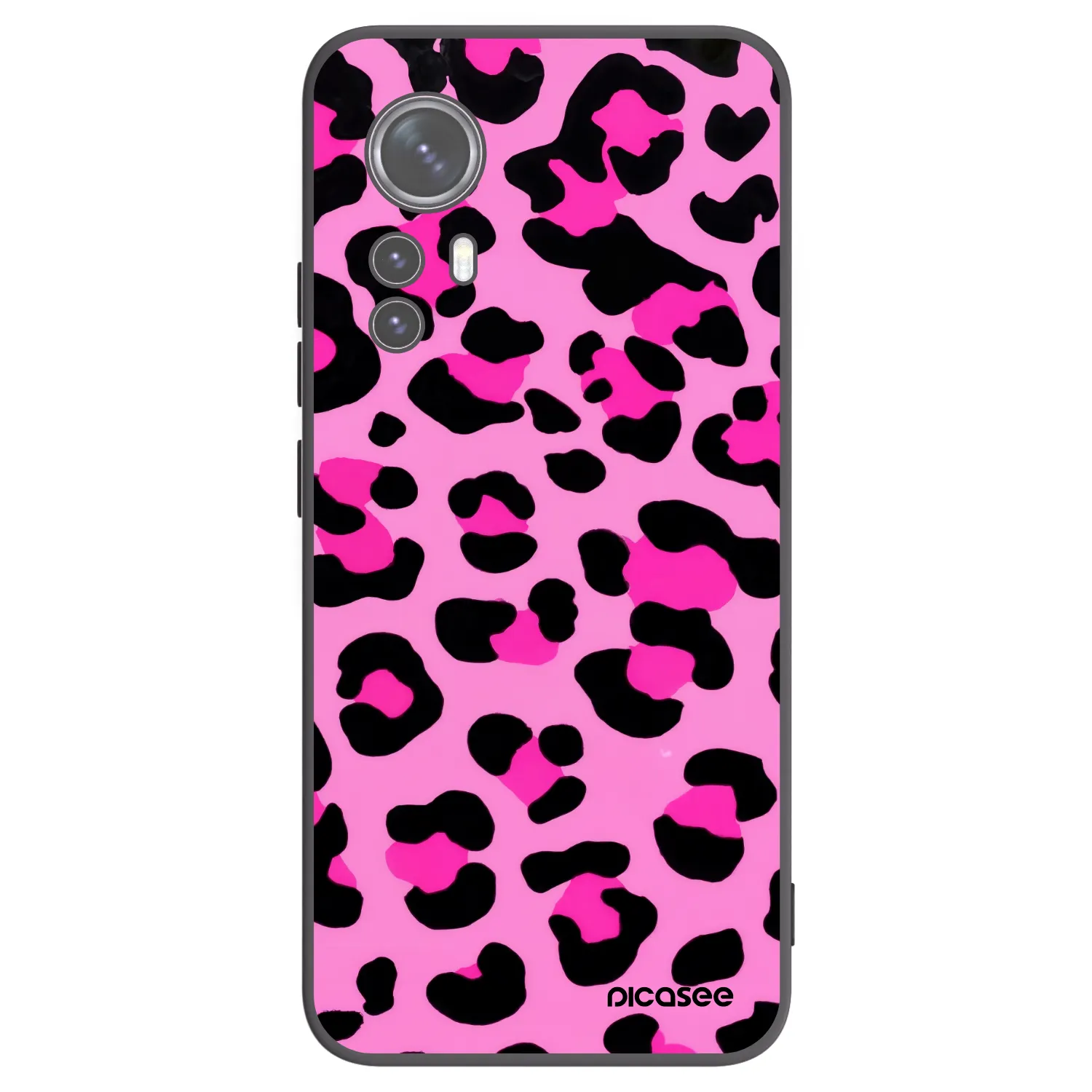 Picasee silikonski črni ovitek za Xiaomi 12 - Pink Tiger