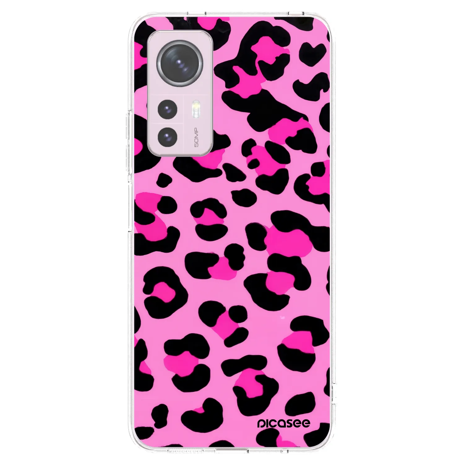 Picasee silikonski prozorni ovitek za Xiaomi 12 - Pink Tiger