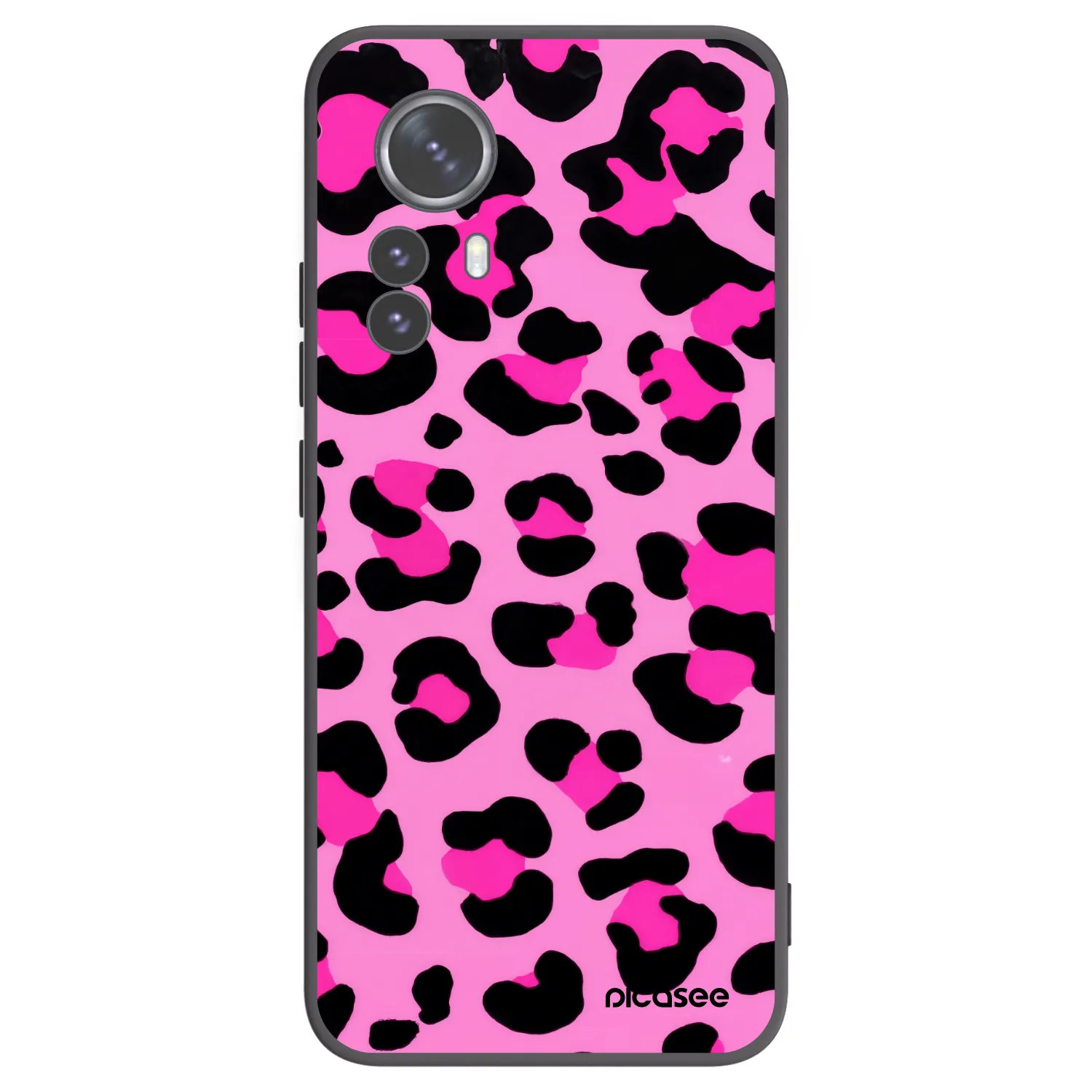 Picasee silikonski črni ovitek za Xiaomi 12 Pro - Pink Tiger