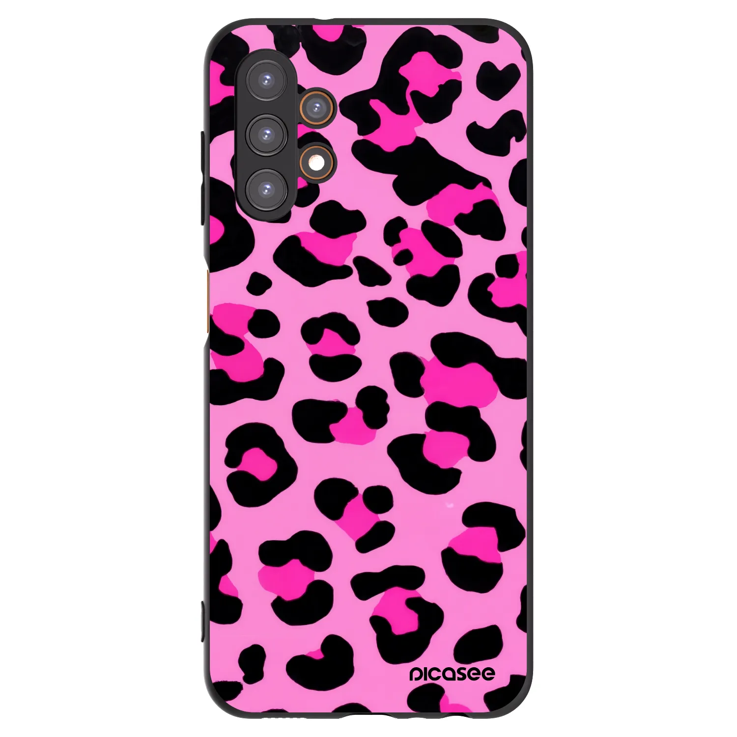 Picasee silikonski črni ovitek za Samsung Galaxy A13 4G A135 - Pink Tiger