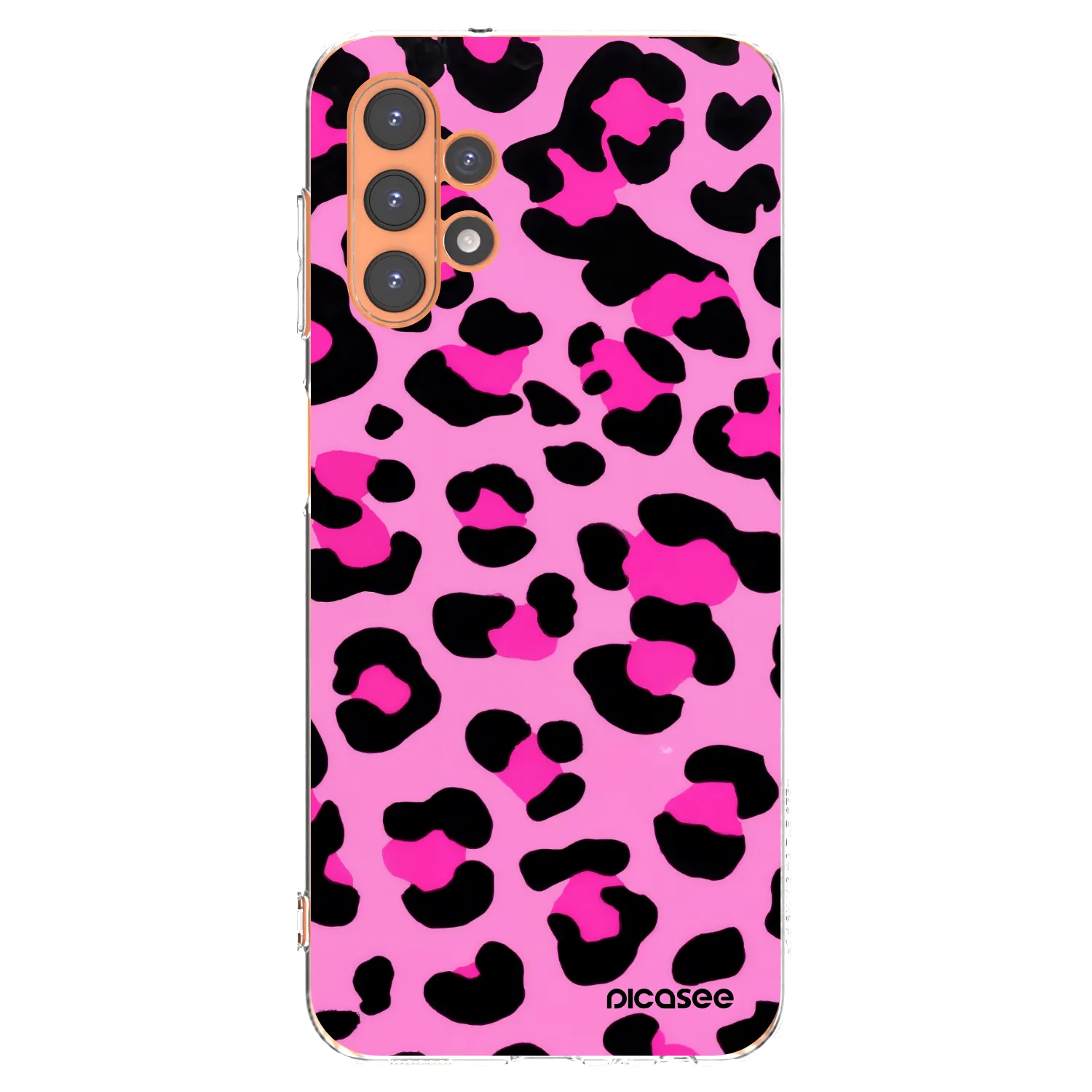 Picasee silikonski prozorni ovitek za Samsung Galaxy A13 4G A135 - Pink Tiger