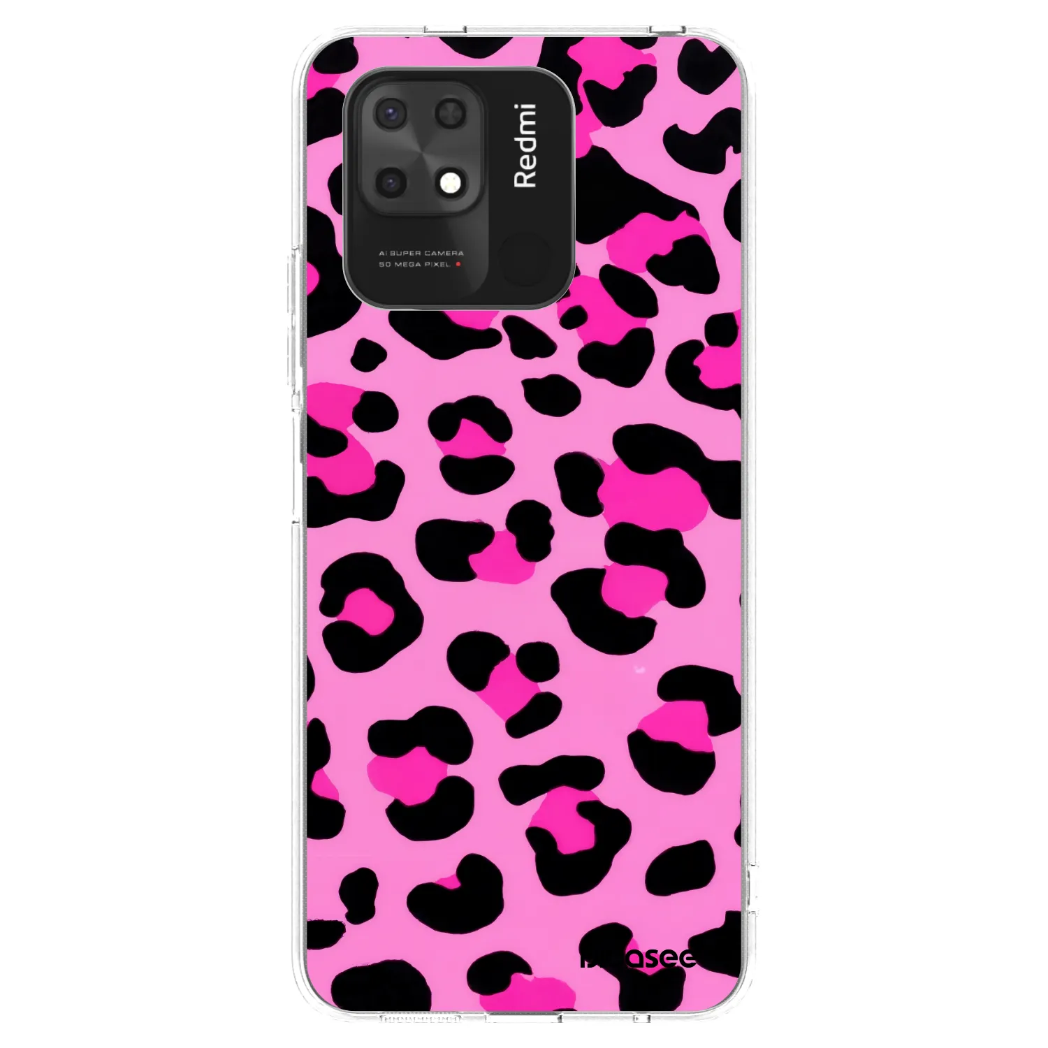 Picasee silikonski prozorni ovitek za Xiaomi Redmi 10C - Pink Tiger