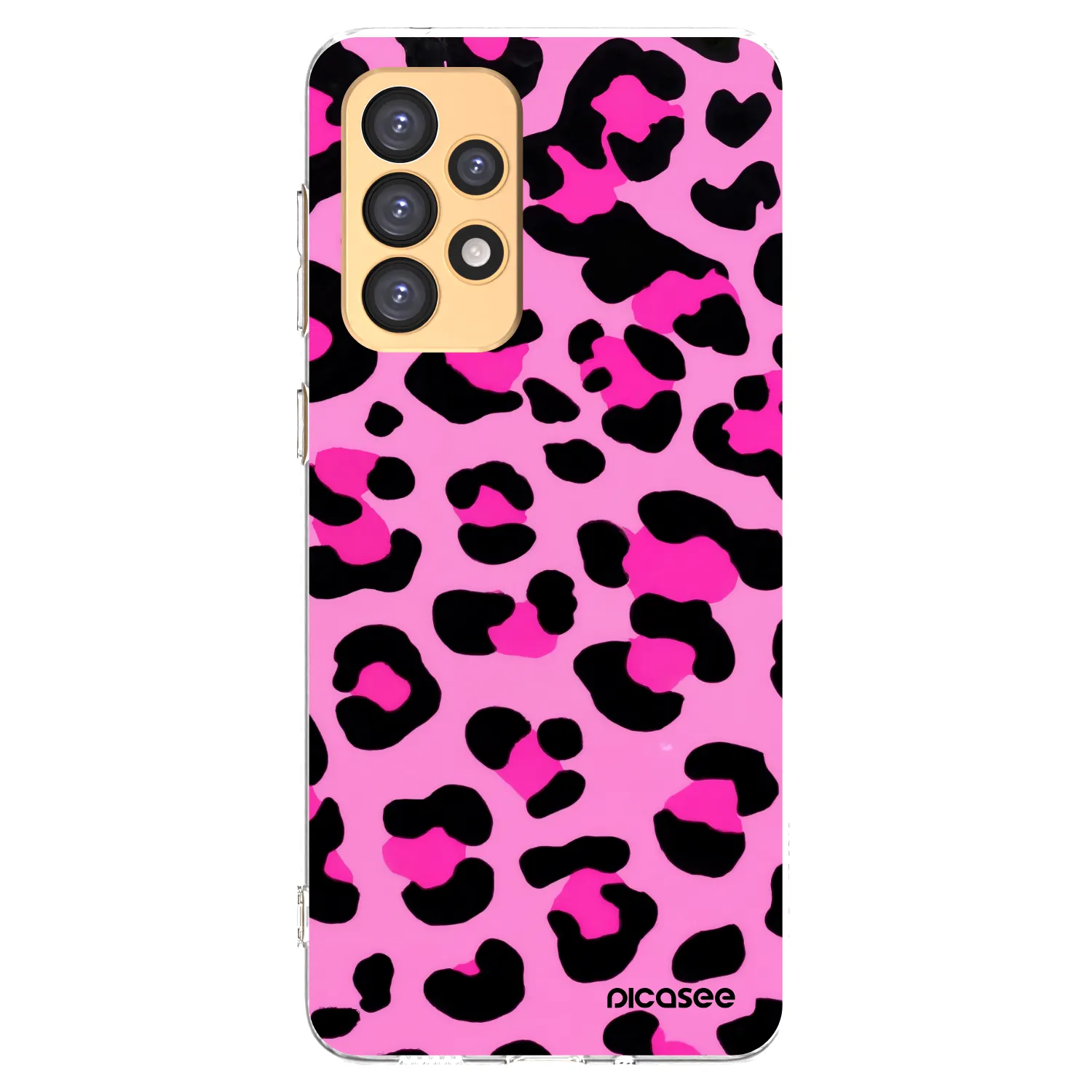 Picasee silikonski prozorni ovitek za Samsung Galaxy A33 5G A336 - Pink Tiger