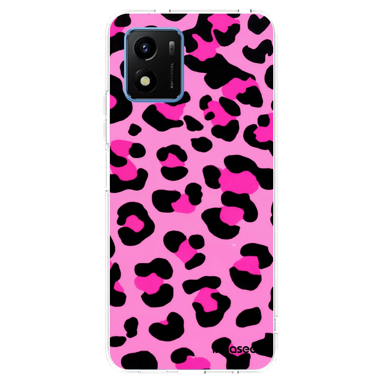 Picasee silikonski prozorni ovitek za Vivo Y01 - Pink Tiger