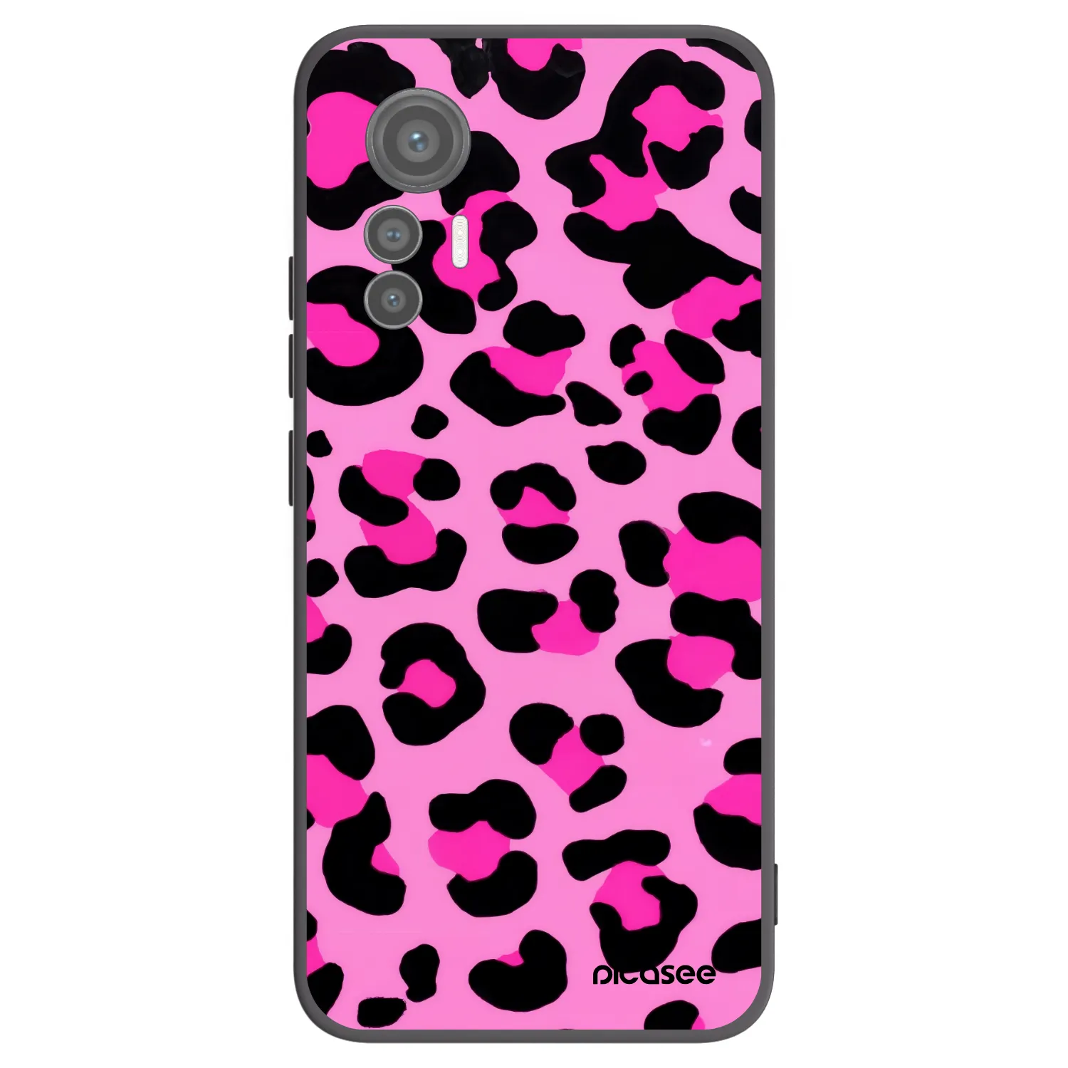 Picasee silikonski črni ovitek za Xiaomi 12 Lite - Pink Tiger