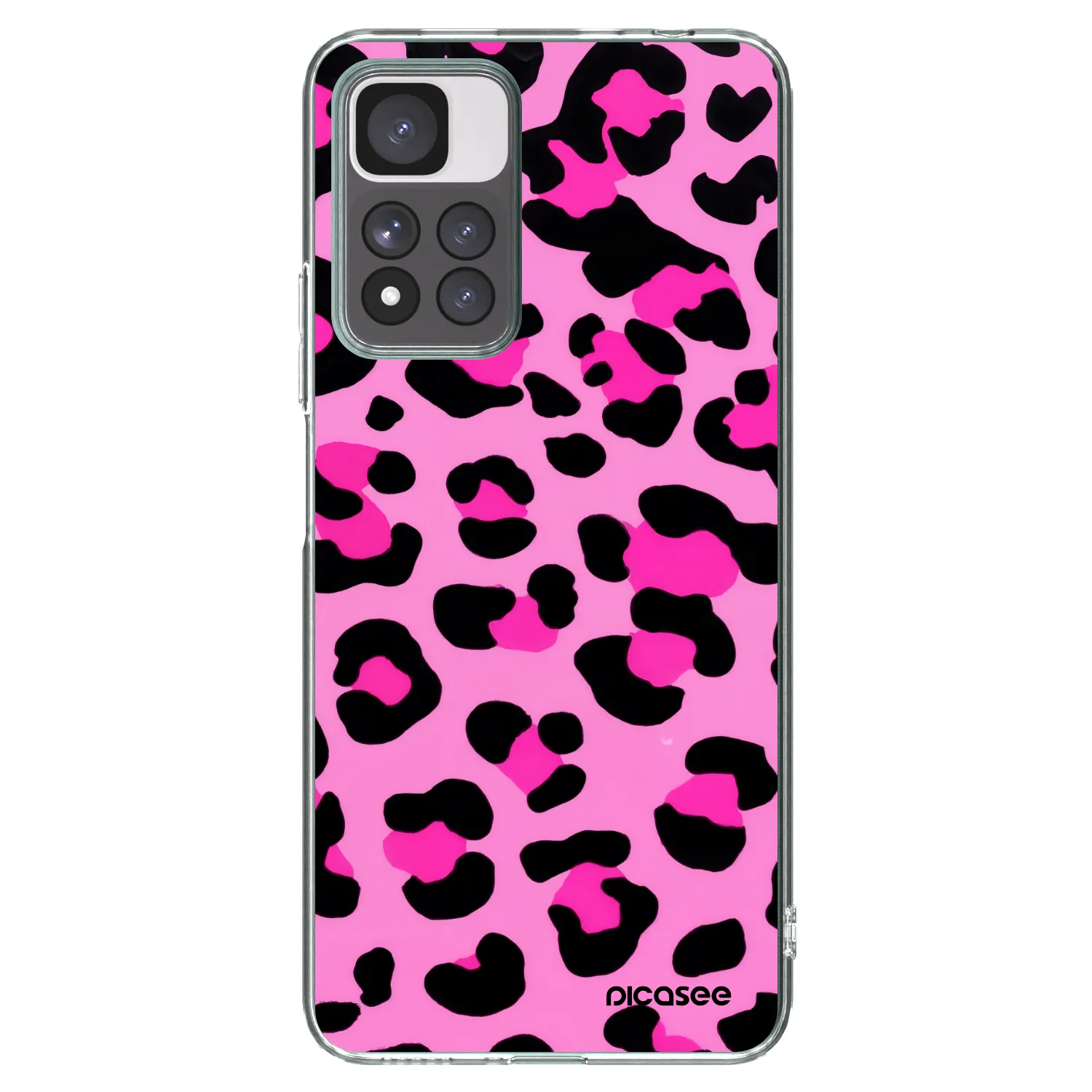 Picasee silikonski prozorni ovitek za Xiaomi Redmi Note 11 Pro+ 5G - Pink Tiger
