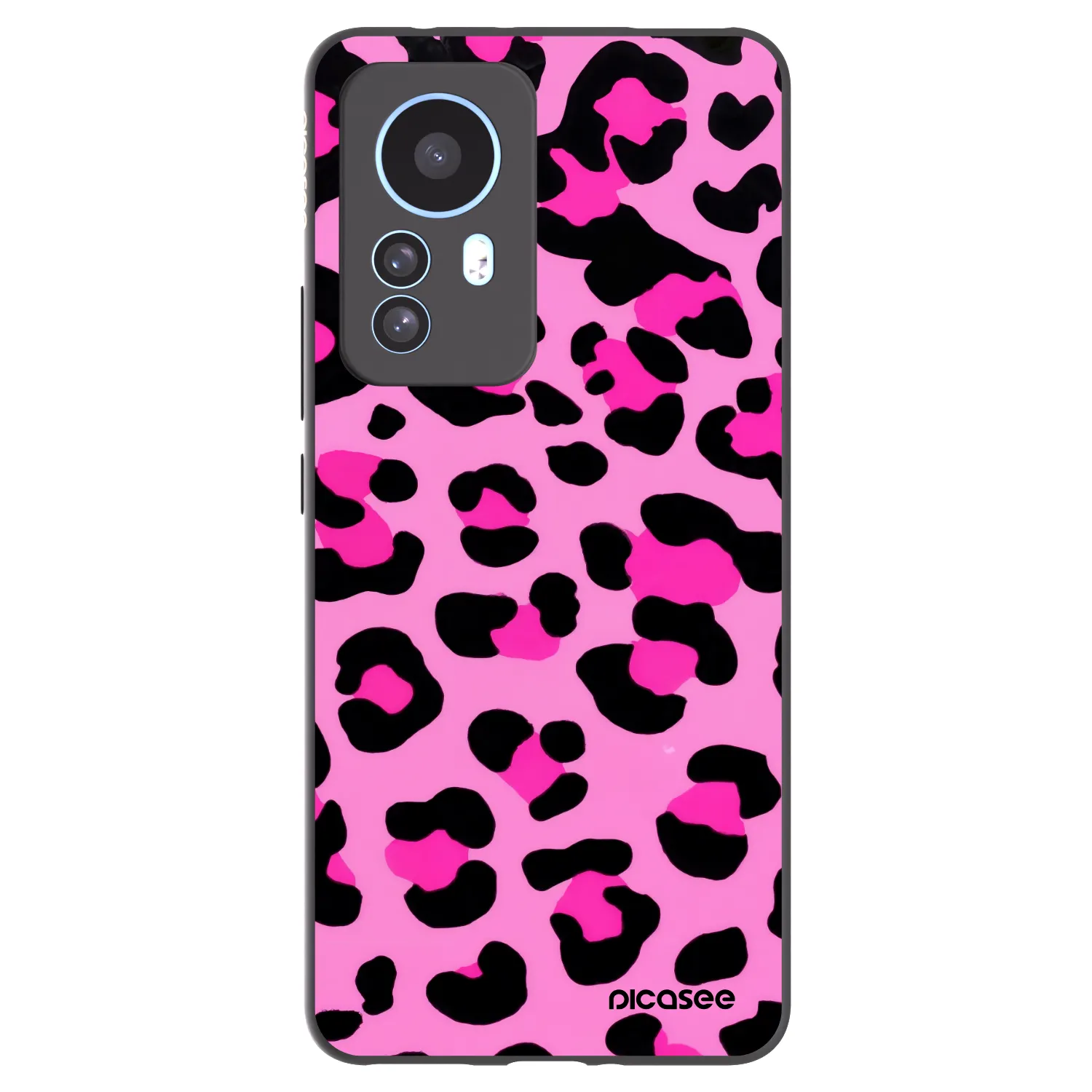Picasee silikonski črni ovitek za Xiaomi 12T - Pink Tiger