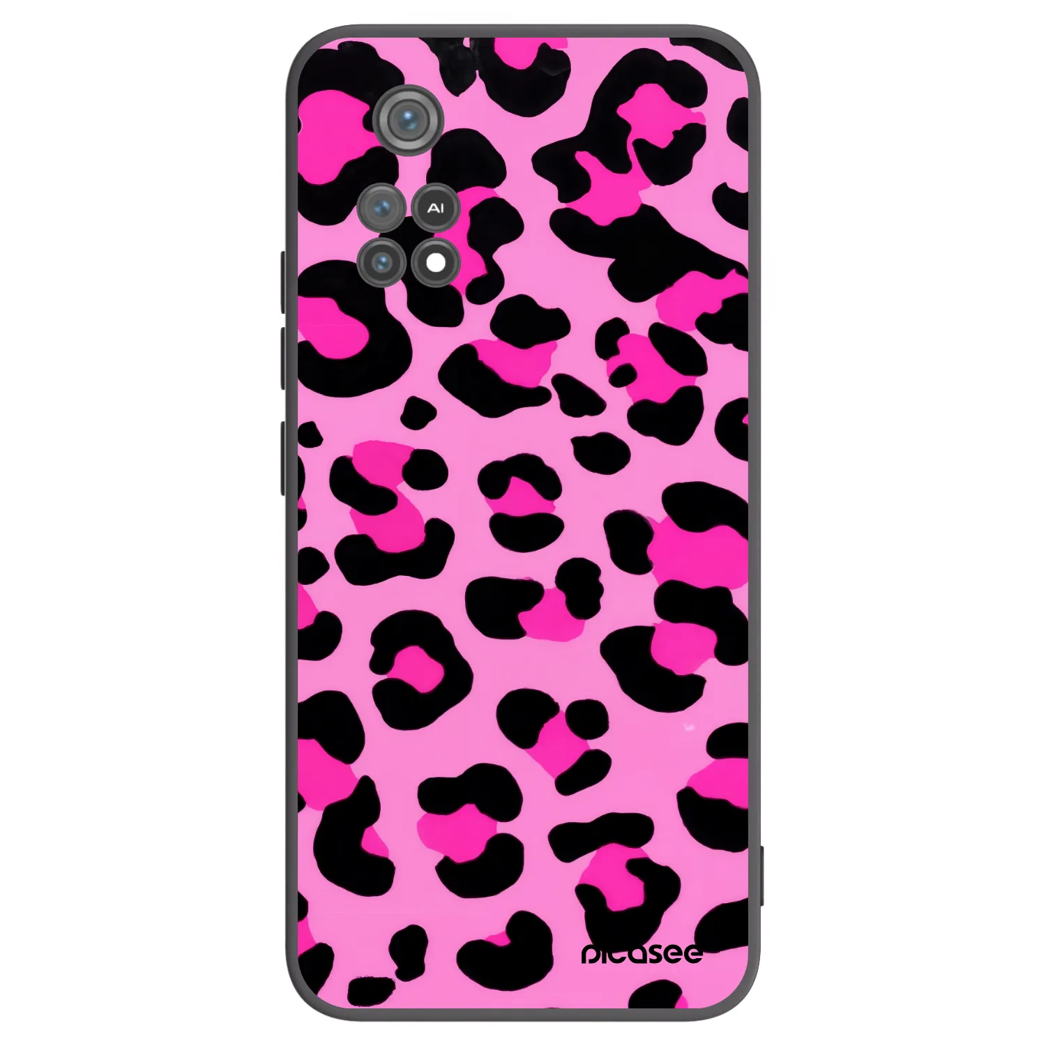 Picasee silikonski črni ovitek za Xiaomi Poco M4 Pro - Pink Tiger