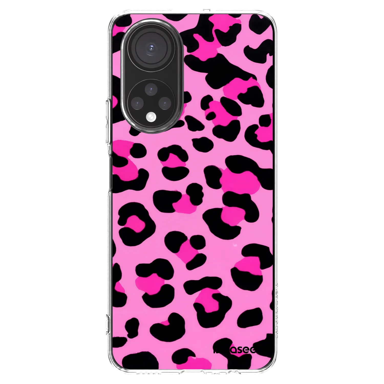 Picasee silikonski prozorni ovitek za Honor X7 - Pink Tiger