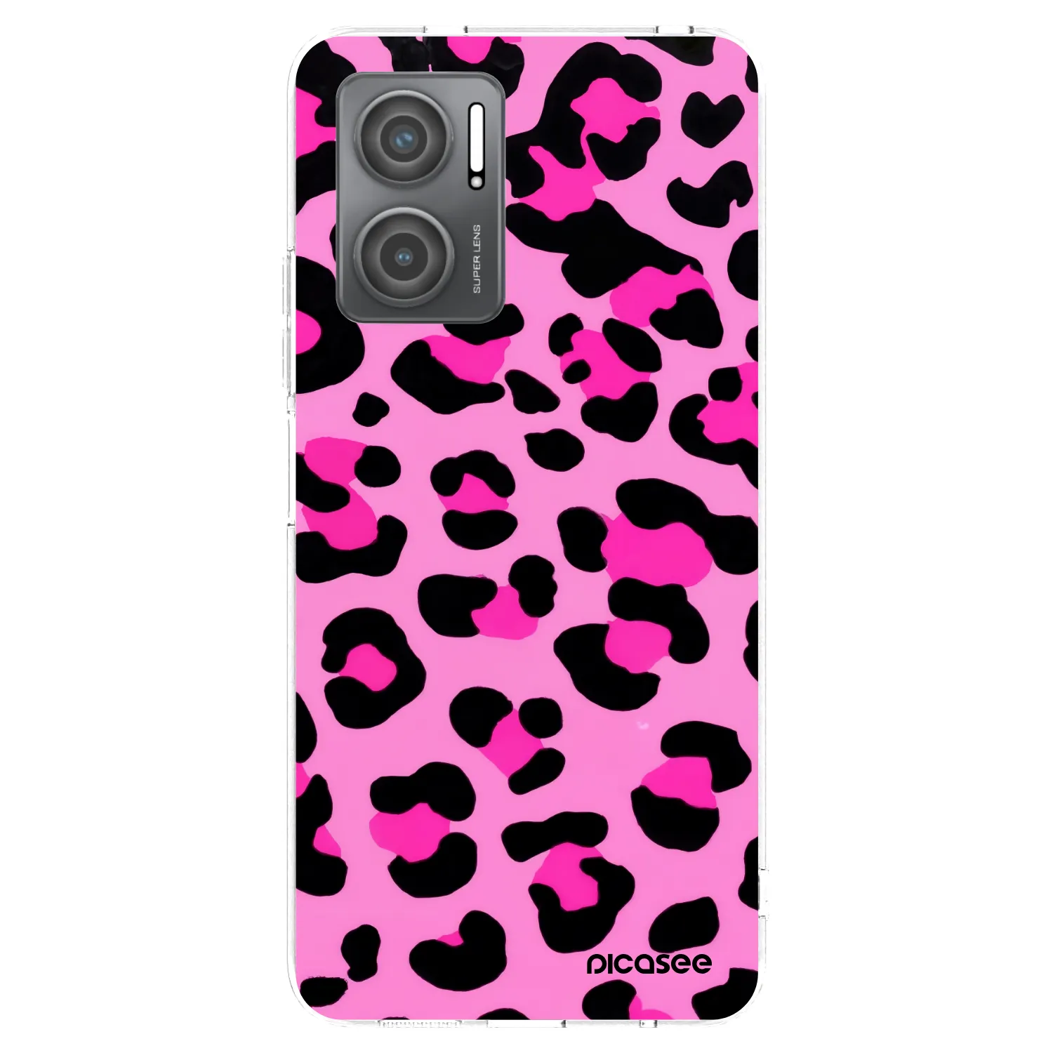 Picasee silikonski prozorni ovitek za Xiaomi Redmi 10 5G - Pink Tiger