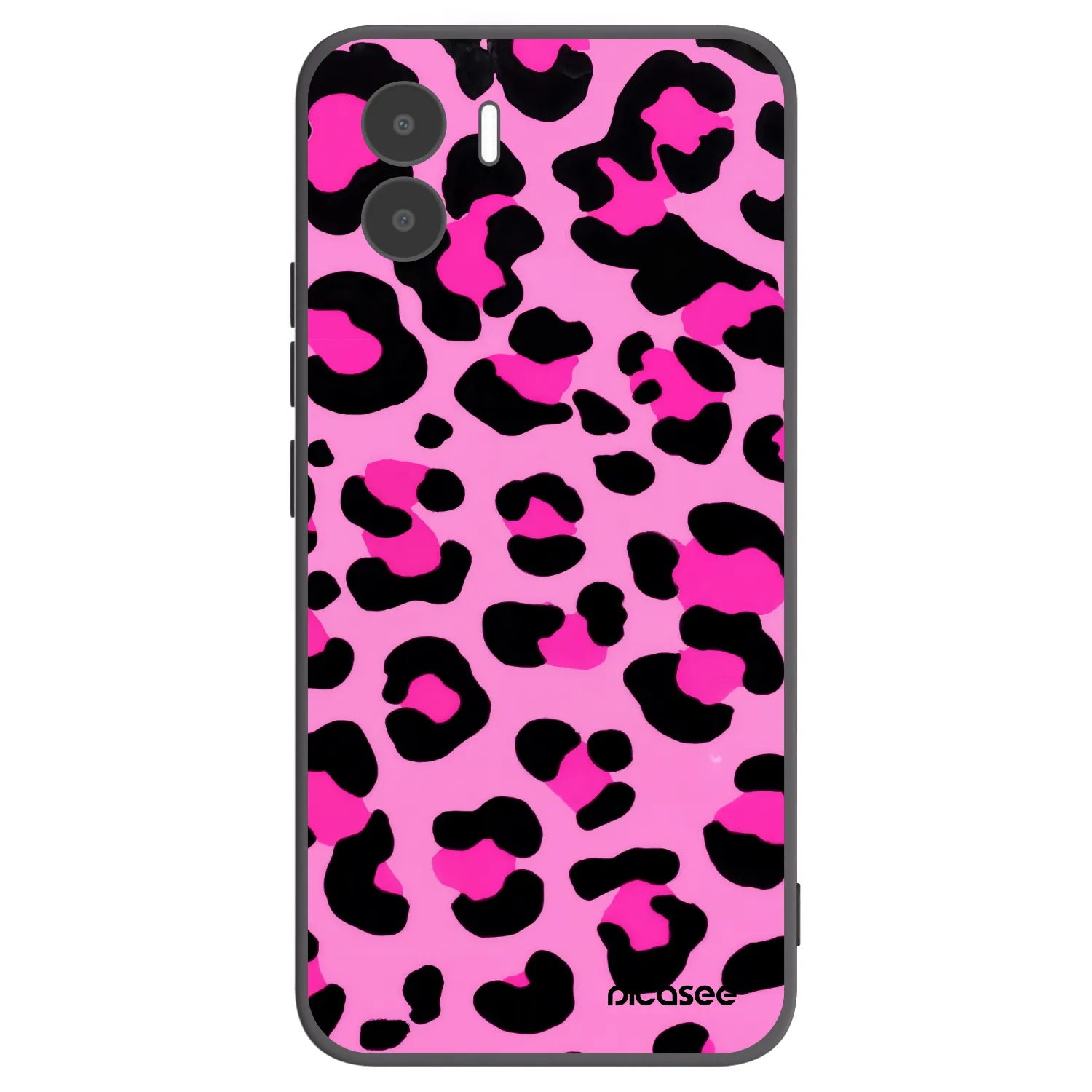 Picasee silikonski črni ovitek za Xiaomi Redmi A1 - Pink Tiger