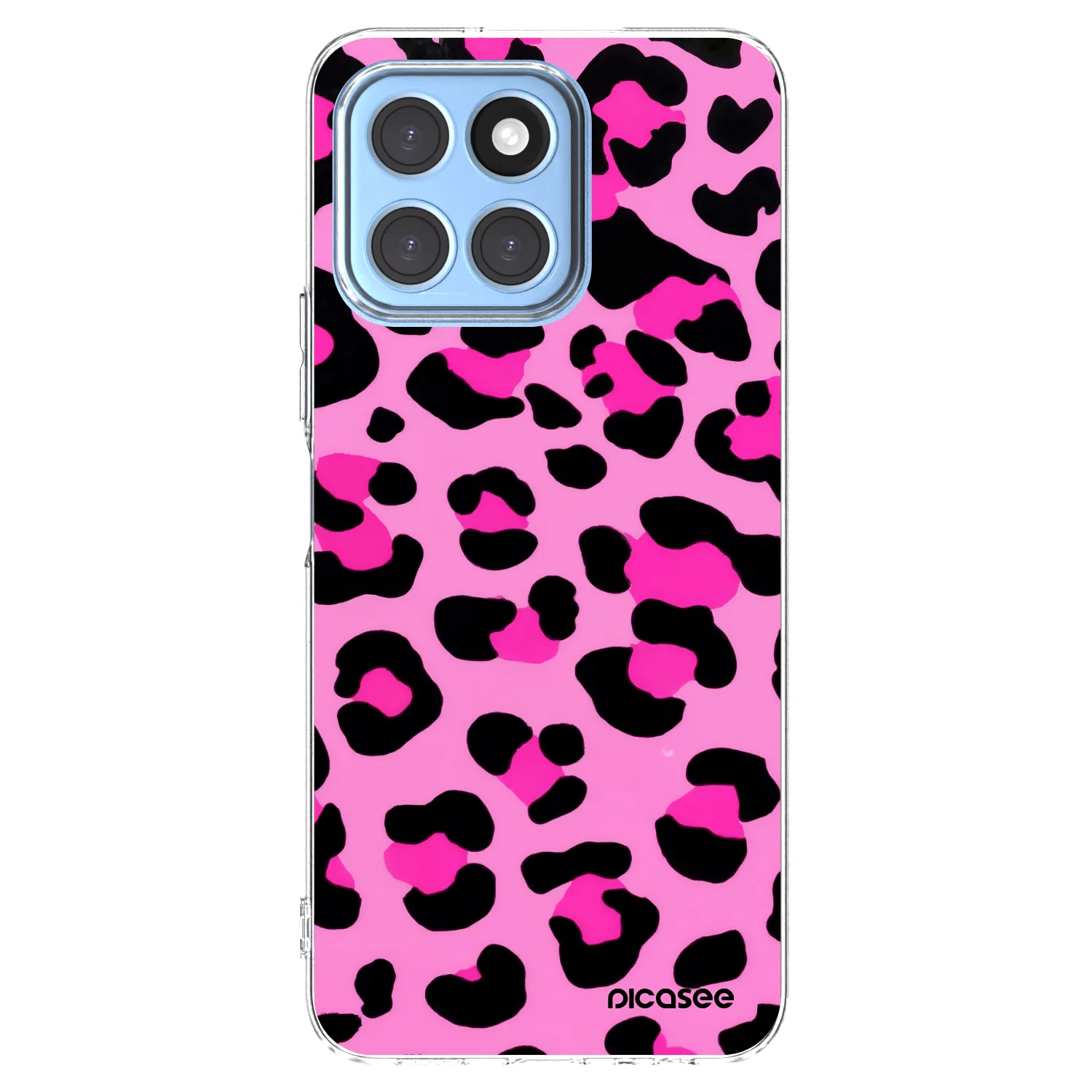 Picasee silikonski prozorni ovitek za Honor X8 5G - Pink Tiger