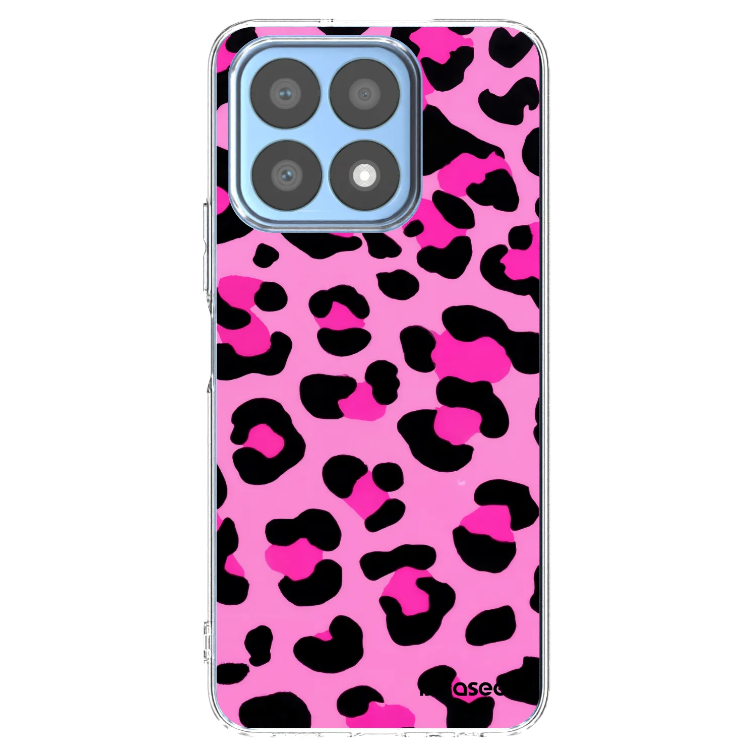 Picasee silikonski prozorni ovitek za Honor X8a - Pink Tiger