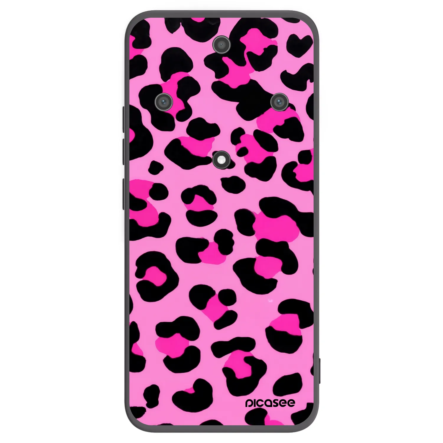Picasee silikonski črni ovitek za Honor Magic5 Lite 5G - Pink Tiger