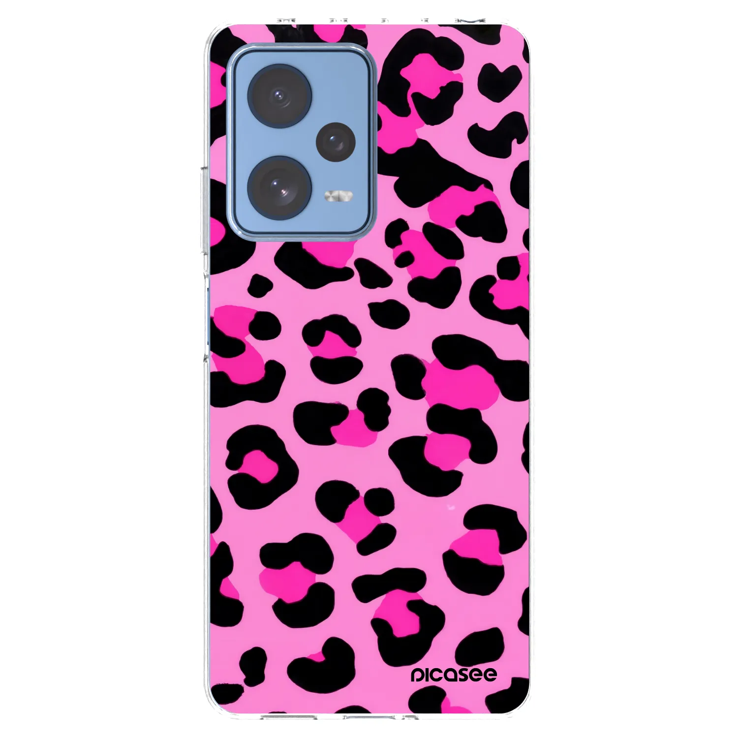 Picasee silikonski prozorni ovitek za Xiaomi Redmi Note 12 Pro 5G - Pink Tiger