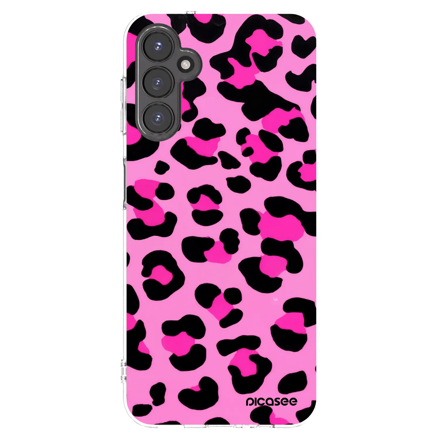 Picasee silikonski prozorni ovitek za Samsung Galaxy A14 4G A145R - Pink Tiger