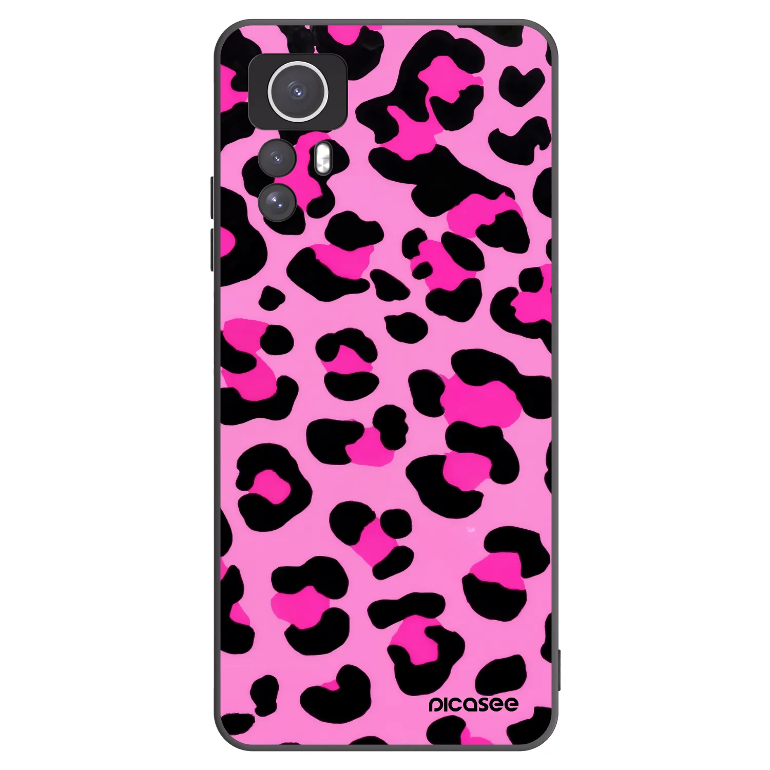 Picasee silikonski črni ovitek za Xiaomi Redmi Note 12S - Pink Tiger