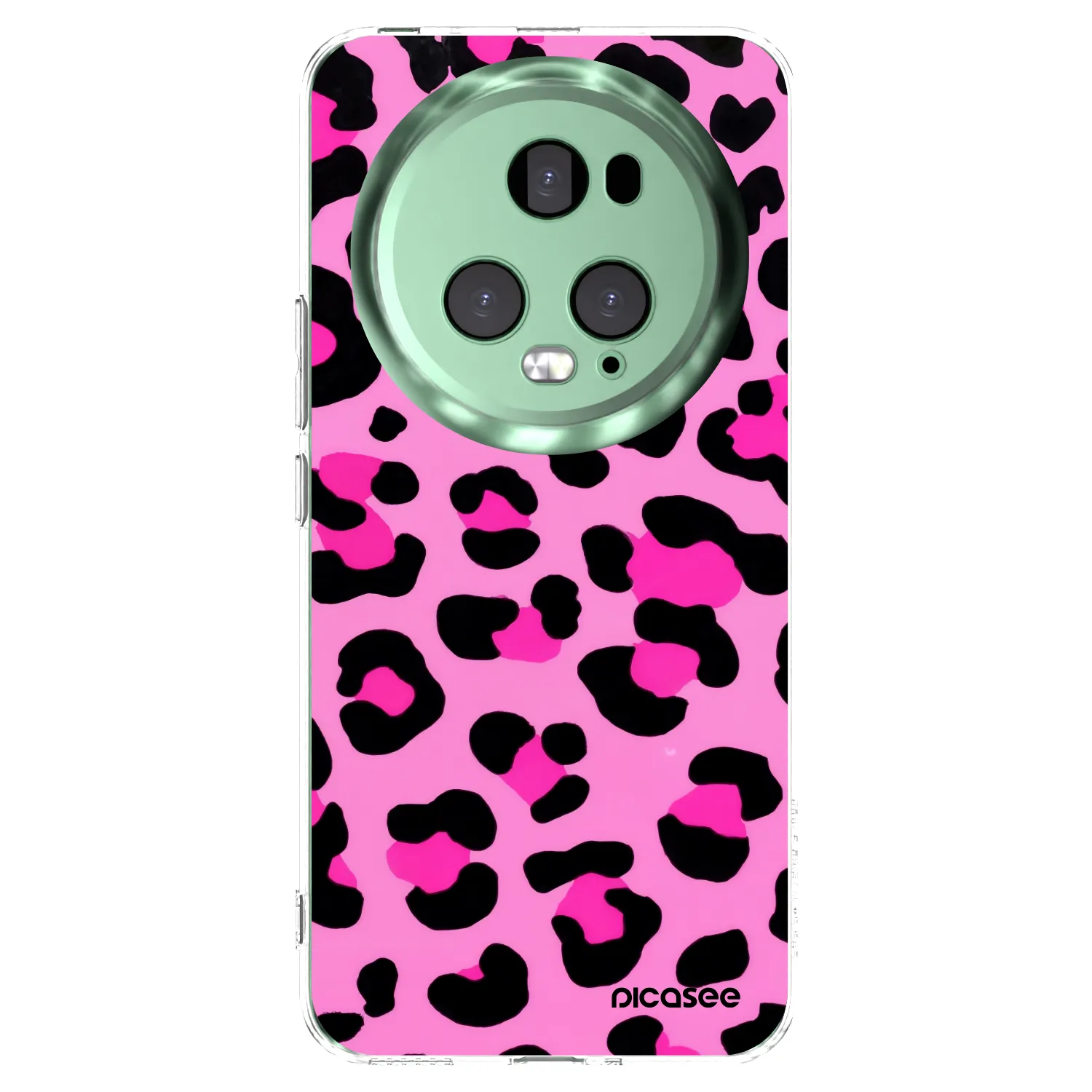 Picasee silikonski prozorni ovitek za Honor Magic5 Pro - Pink Tiger