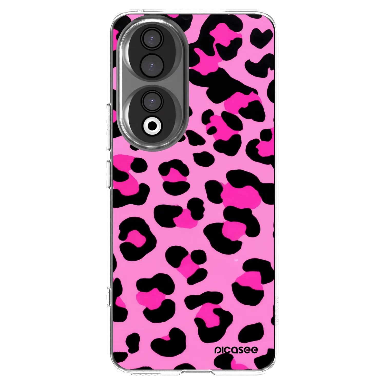 Picasee silikonski prozorni ovitek za Honor 90 5G - Pink Tiger