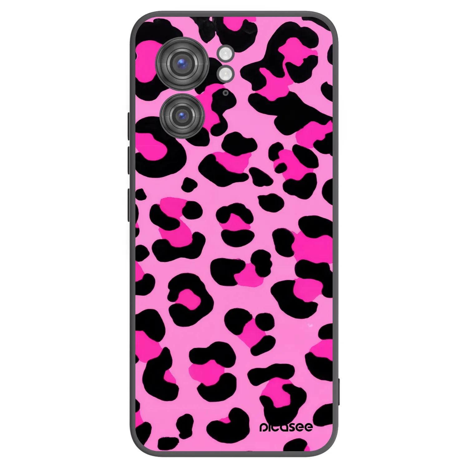 Picasee silikonski črni ovitek za Motorola Edge 40 - Pink Tiger