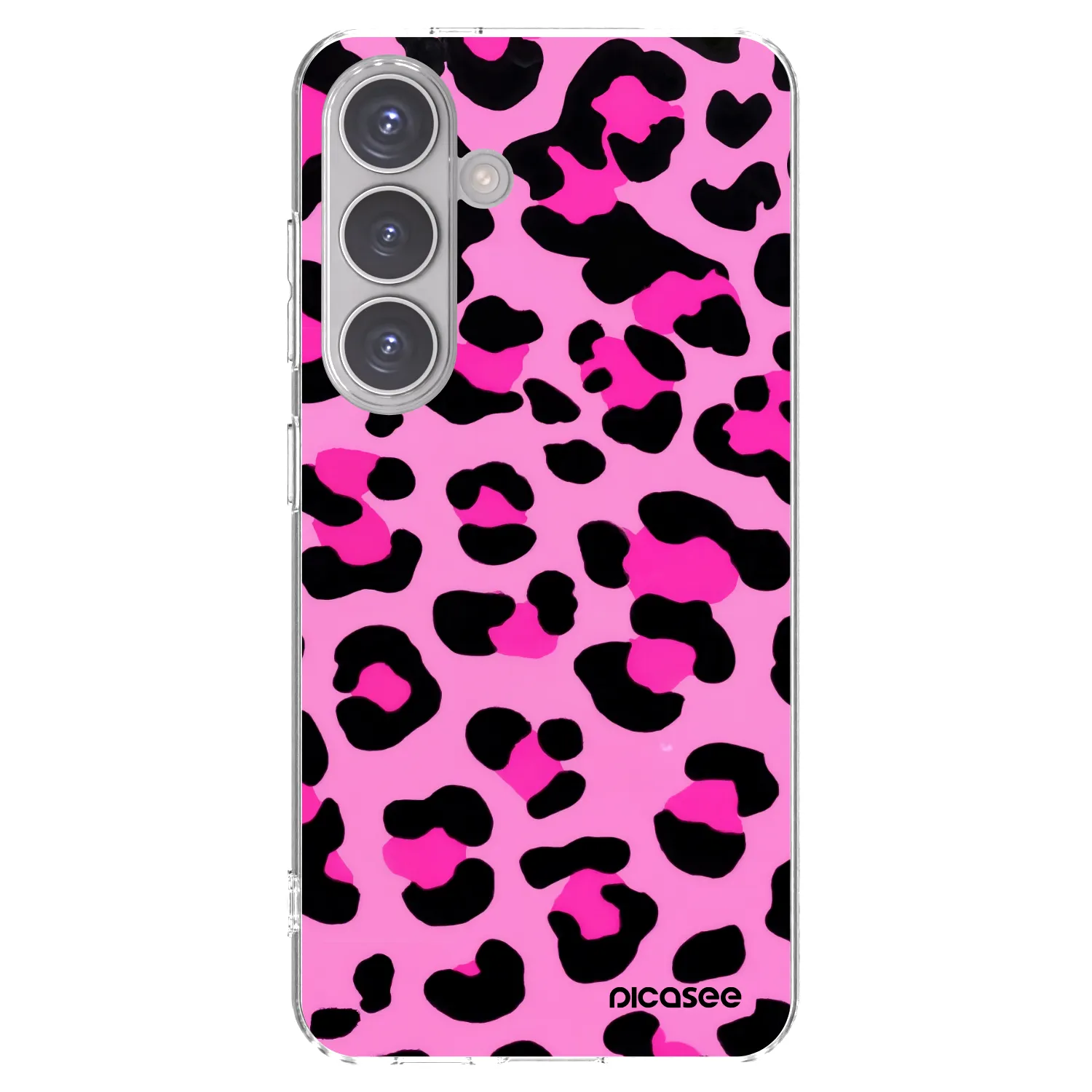 Picasee silikonski prozorni ovitek za Samsung Galaxy S24 S921B 5G - Pink Tiger