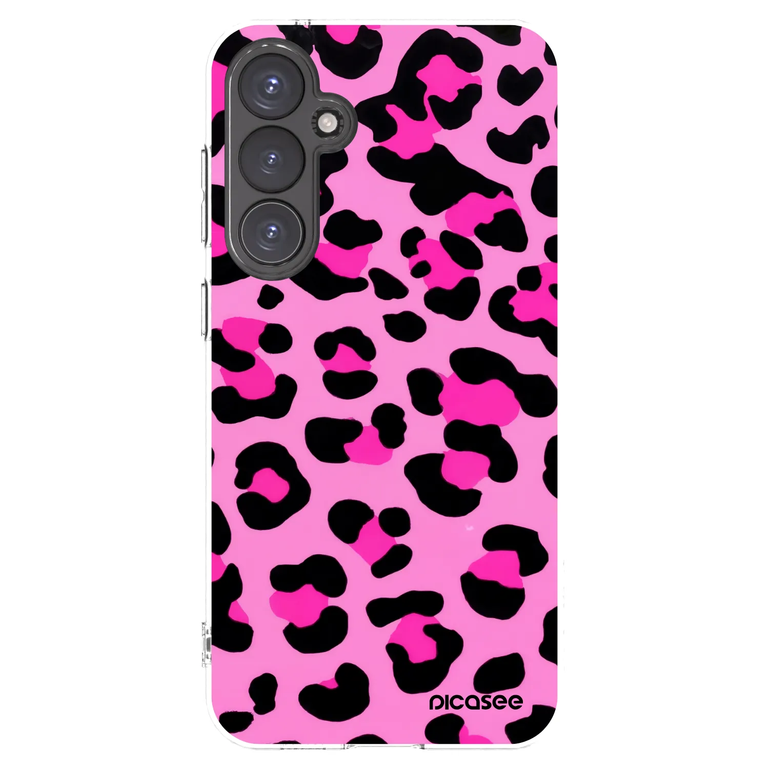 Picasee silikonski prozorni ovitek za Samsung Galaxy S23 FE S711B - Pink Tiger